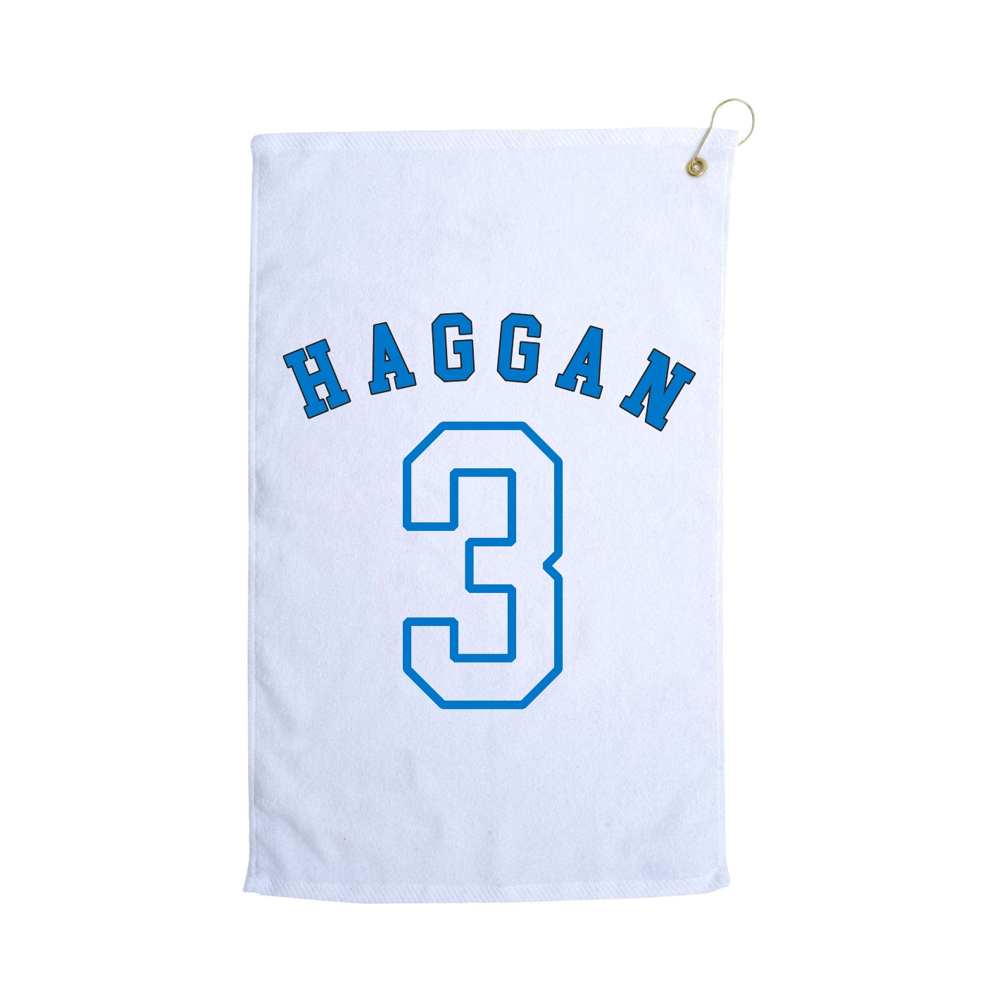 Golf Towel — Shirsey Arch in White
