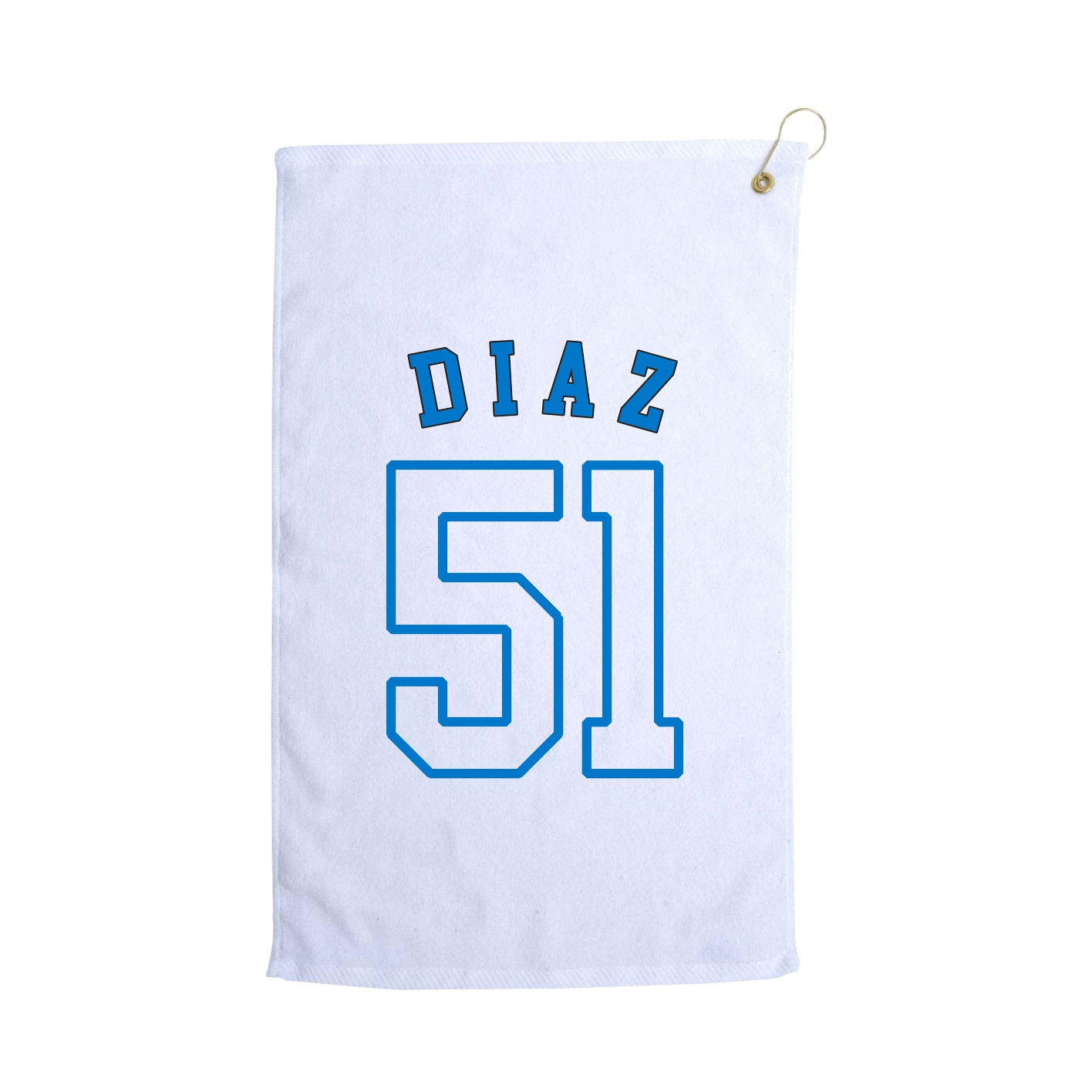Golf Towel — Shirsey Arch in White
