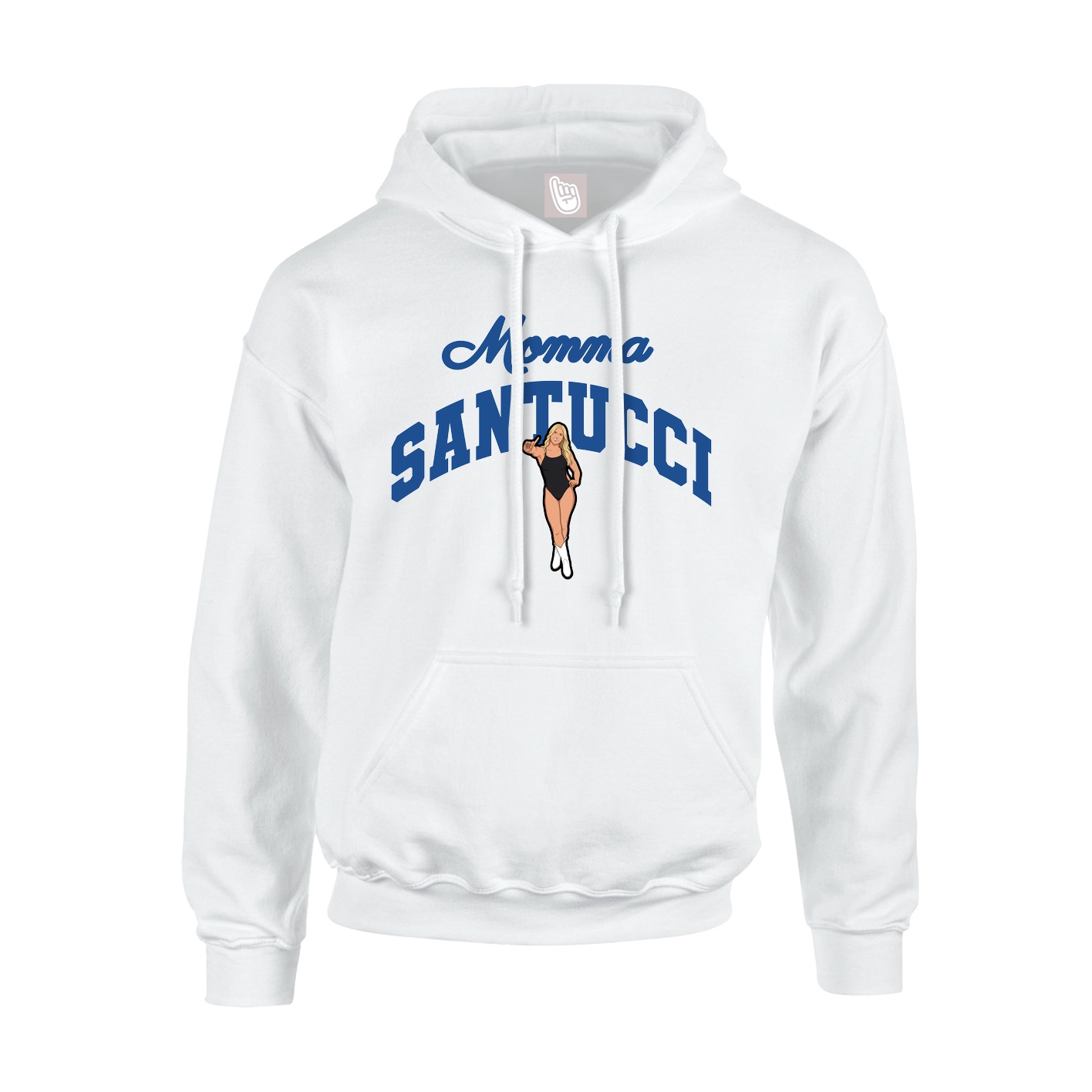 Youth Hoodie — Mothers Day Arch in White