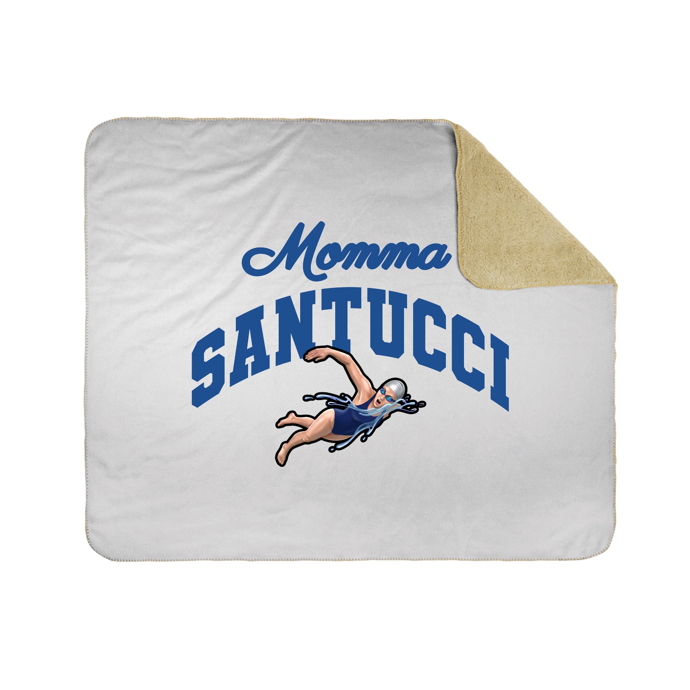 Throw Blanket — Mothers Day Arch in White