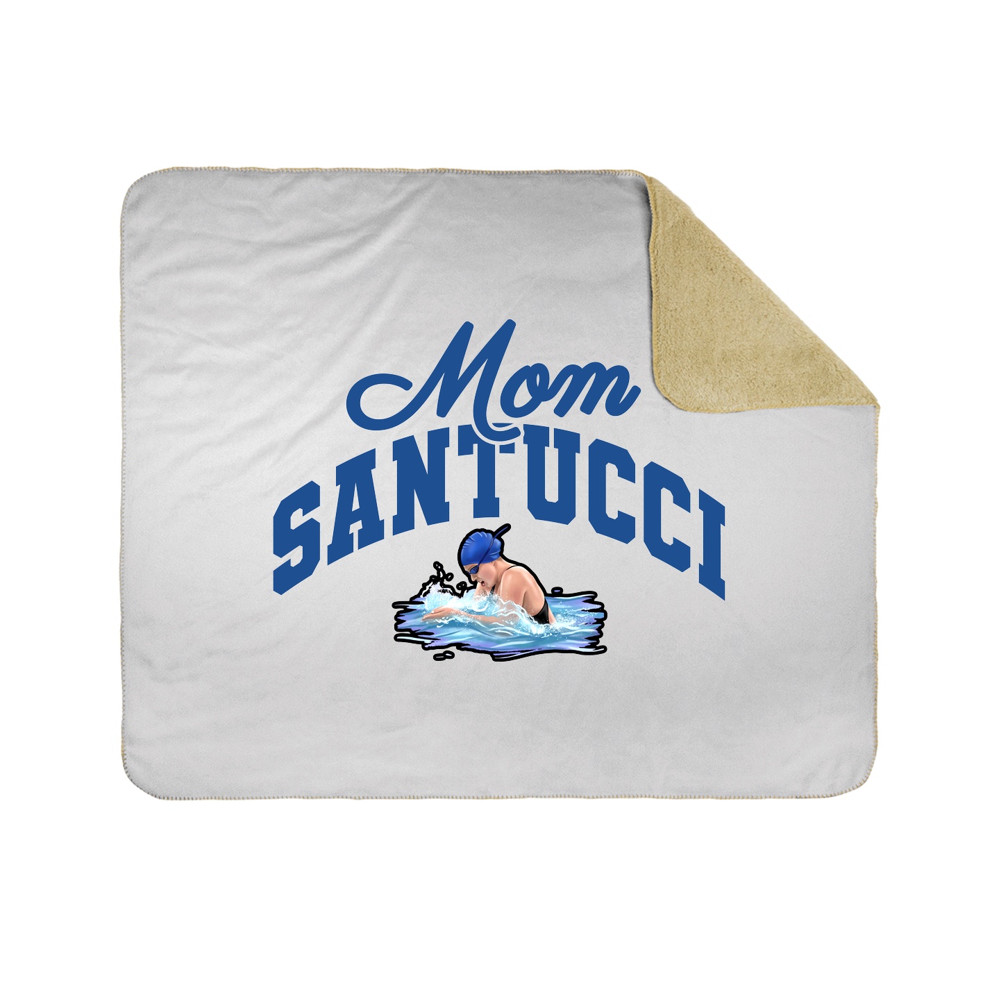Throw Blanket — Mothers Day Arch in White