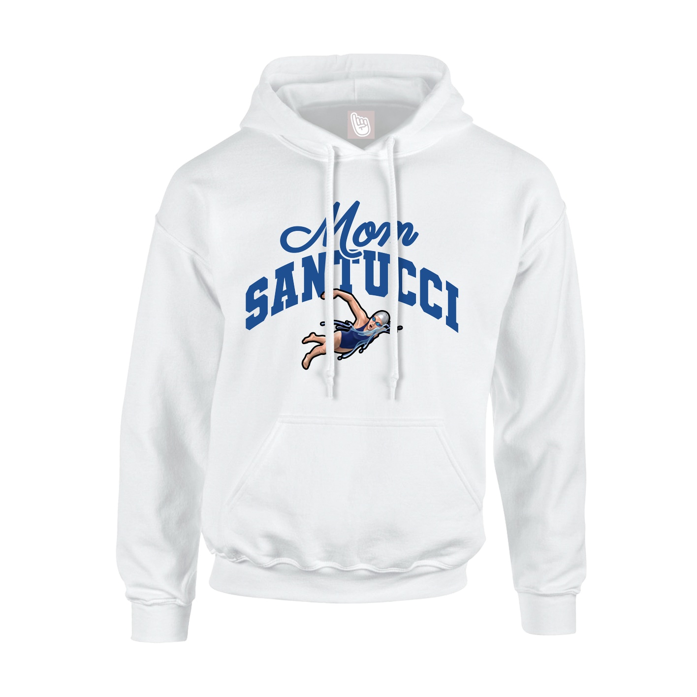 Hoodie — Mothers Day Arch in White