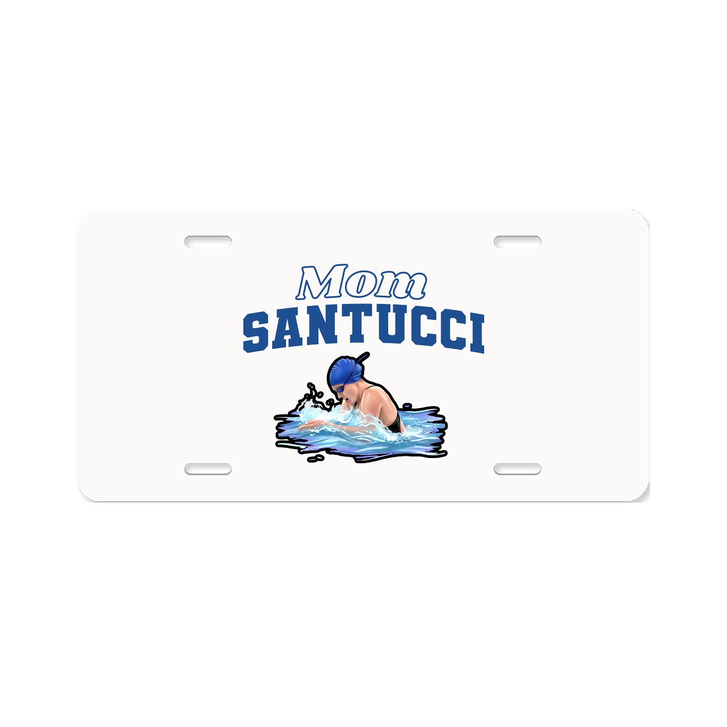 License Plate — Mothers Day Block in Classic