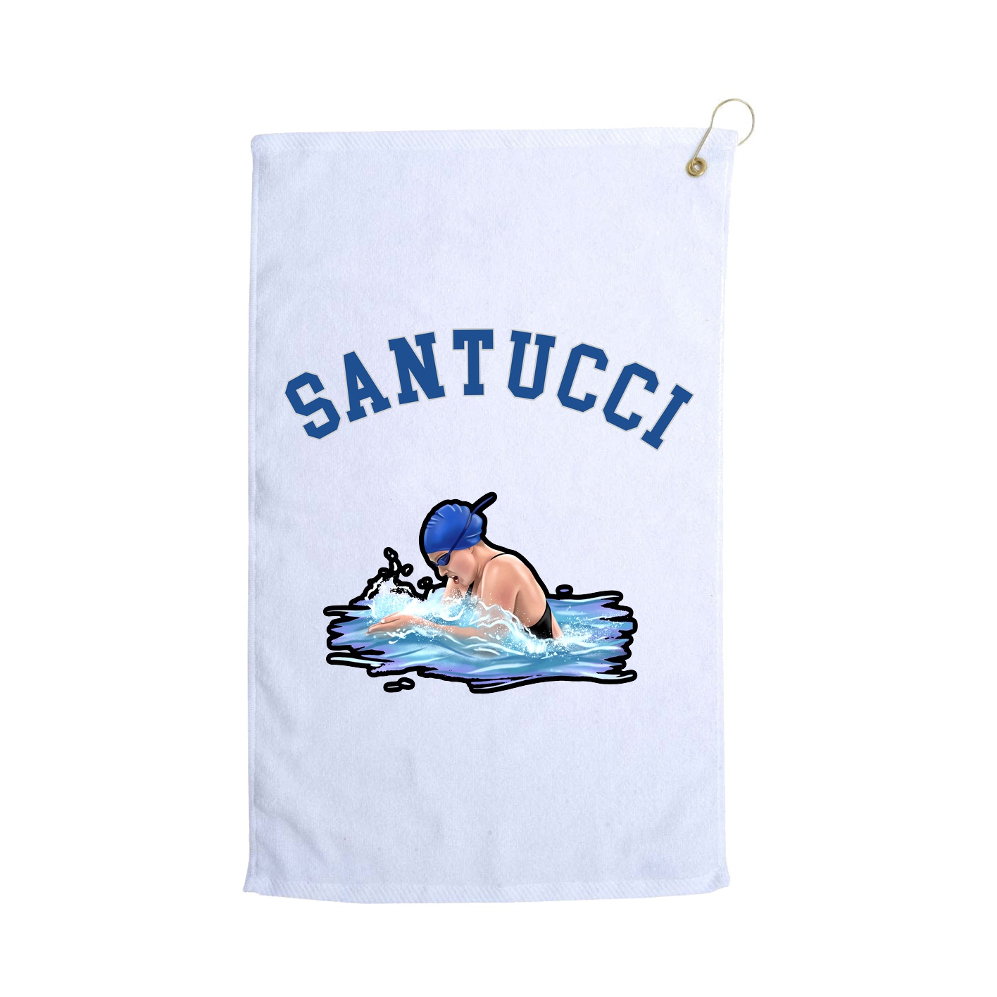 Golf Towel — Shirsey Arch in White