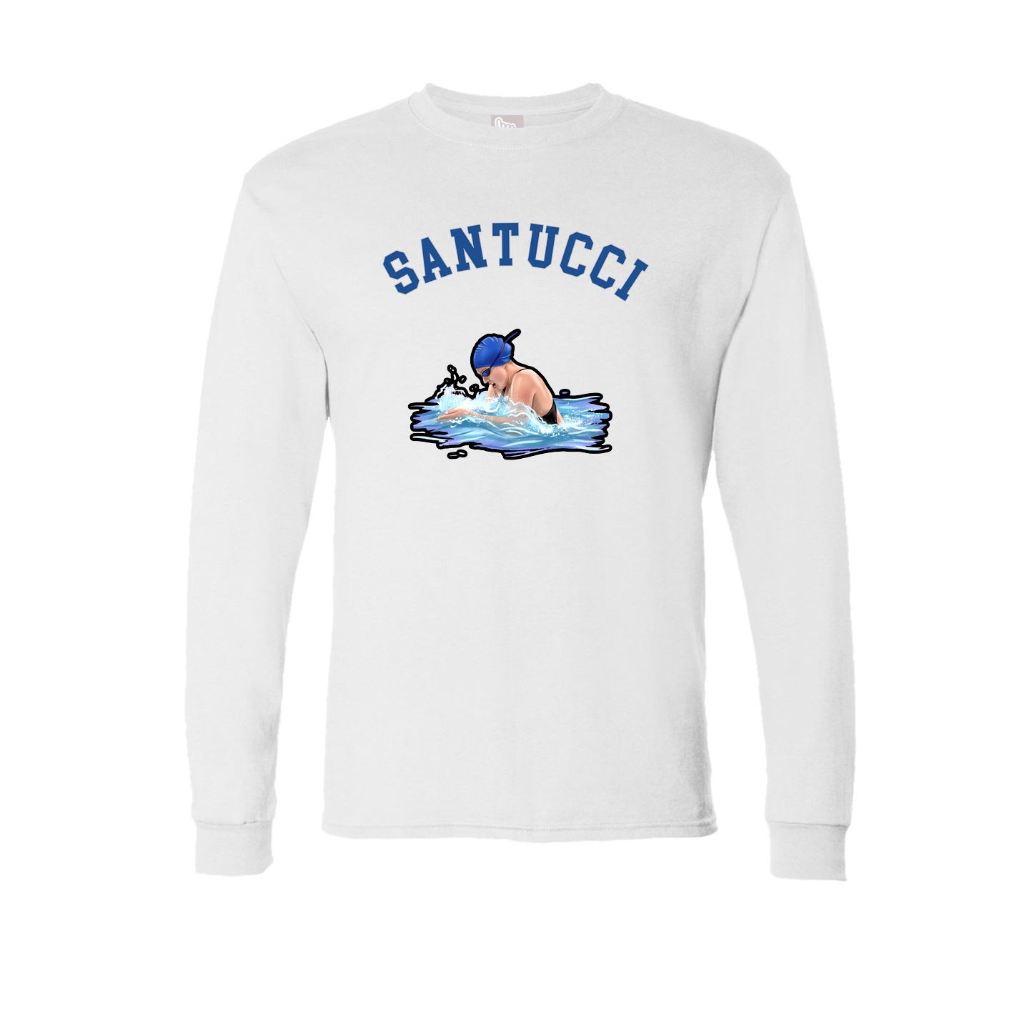 Long Sleeve Tee — Shirsey Arch in White
