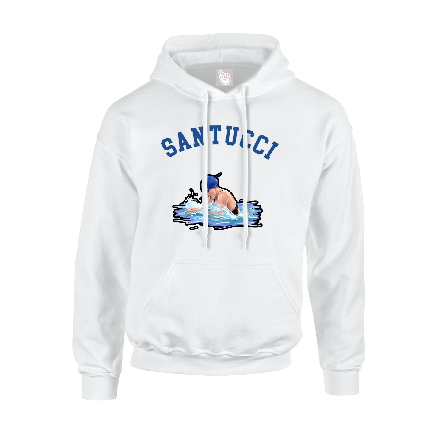 Hoodie — Shirsey Arch in White