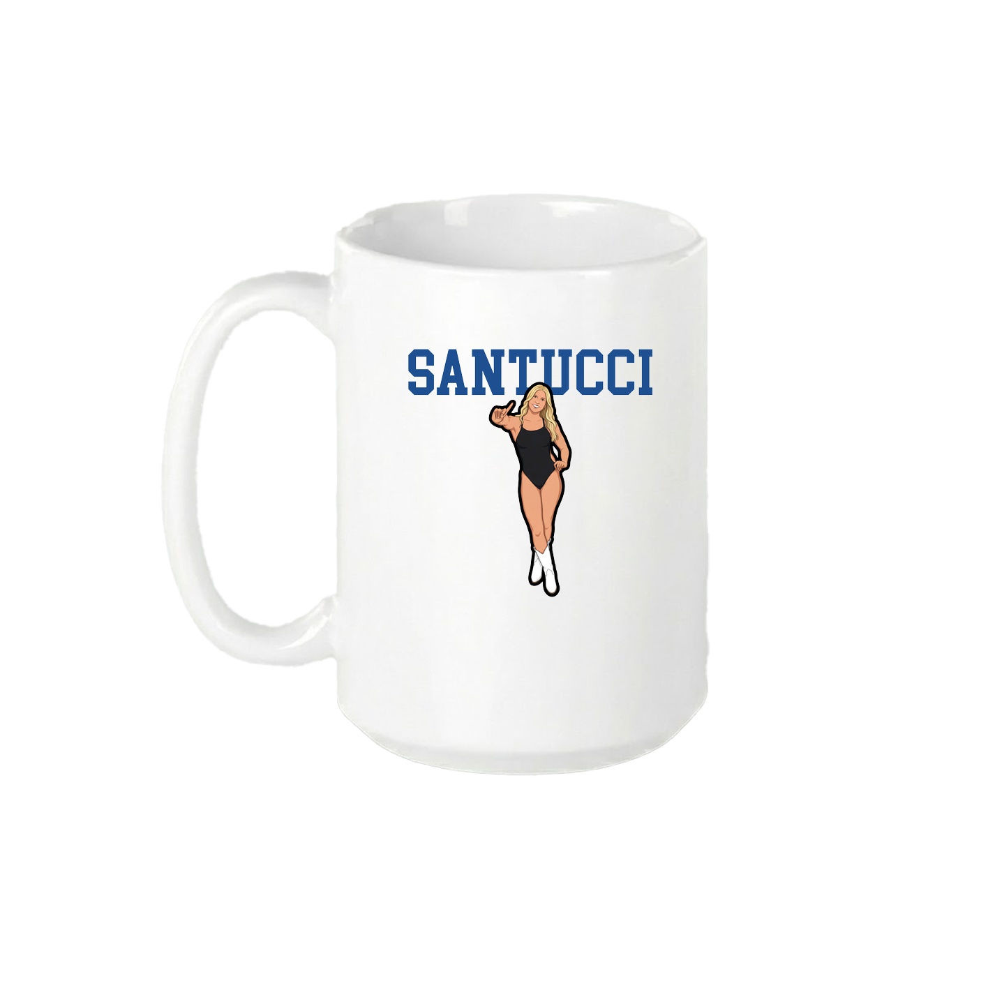 15oz Coffee Mug — Shirsey in White