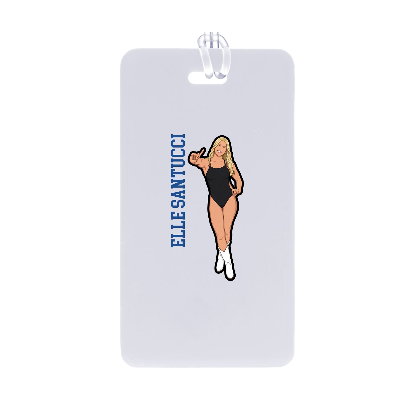 Bag Tag — Name Vertical in Classic