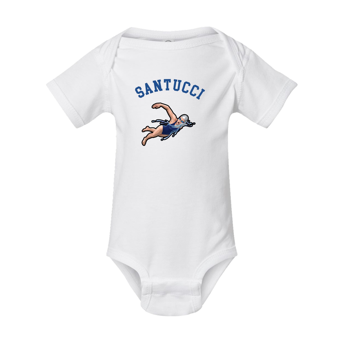 Baby Onesie — Shirsey Arch in White
