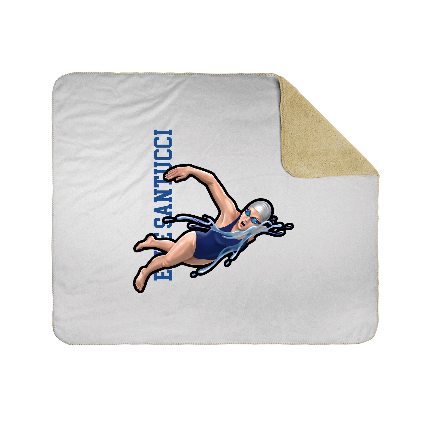 50x60 Sherpa Lined Throw Blanket
