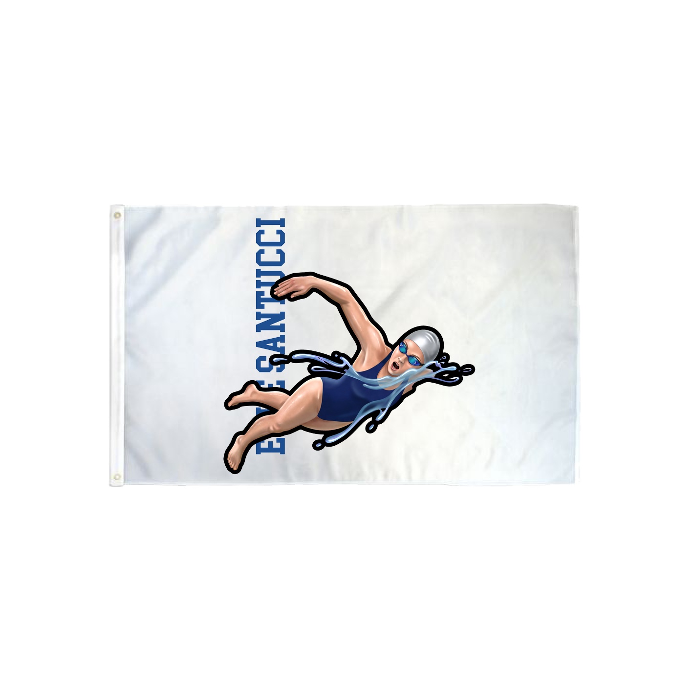 3x5 Flag — Name Vertical in Classic