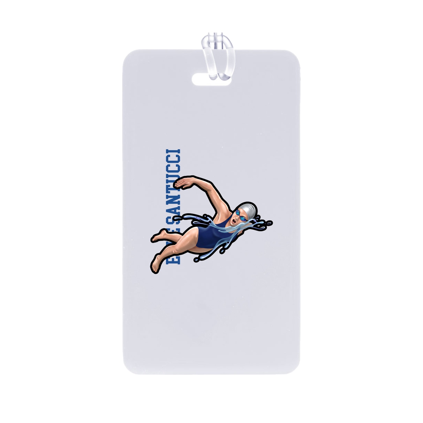 Bag Tag — Name Vertical in Classic