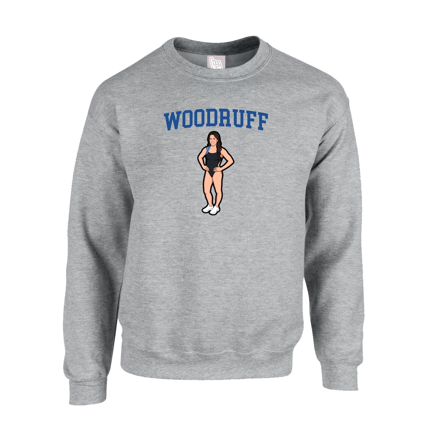Fleece Crew — Shirsey in Grey