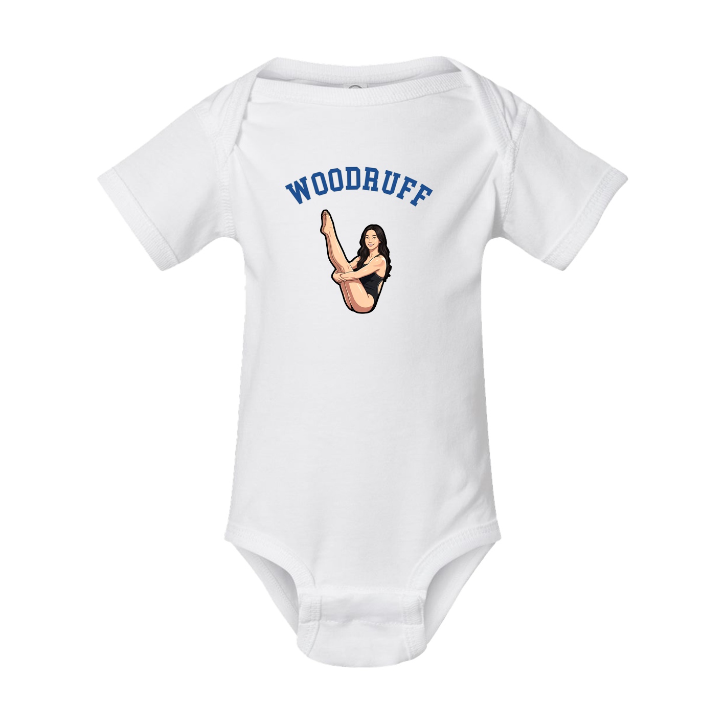 Baby Onesie — Shirsey Arch in White