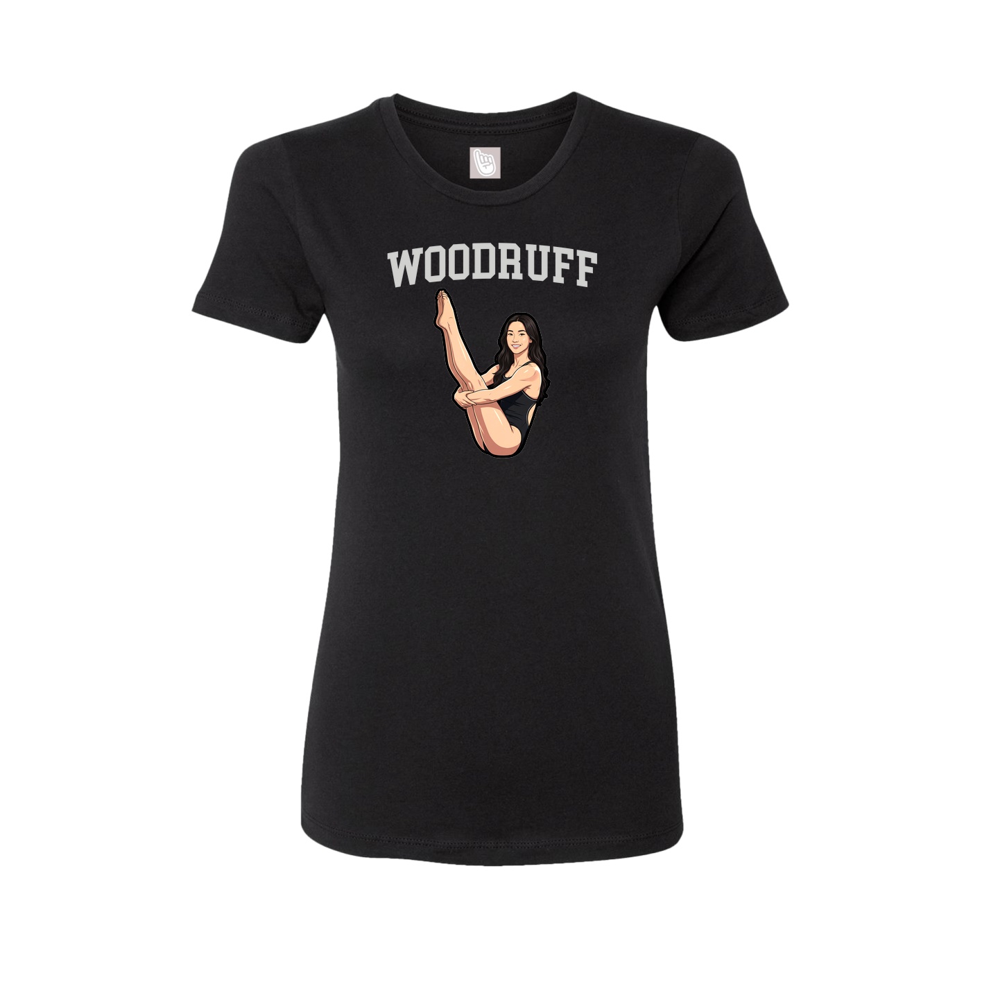 Fitted Women's Tee — Shirsey in Black