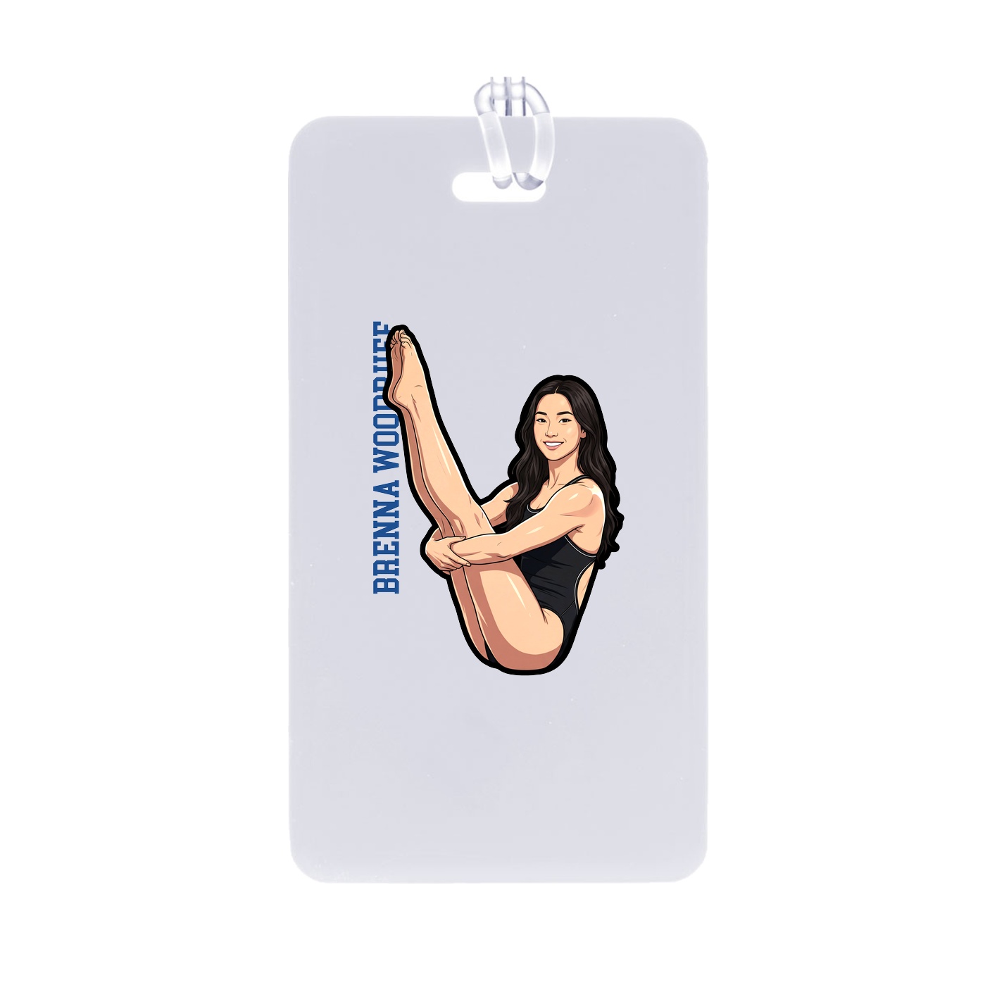 Bag Tag — Name Vertical in Classic