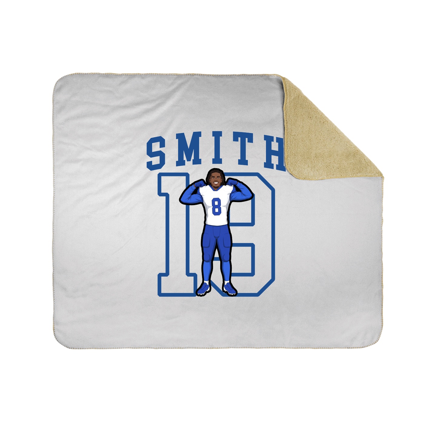 Throw Blanket — Shirsey in White