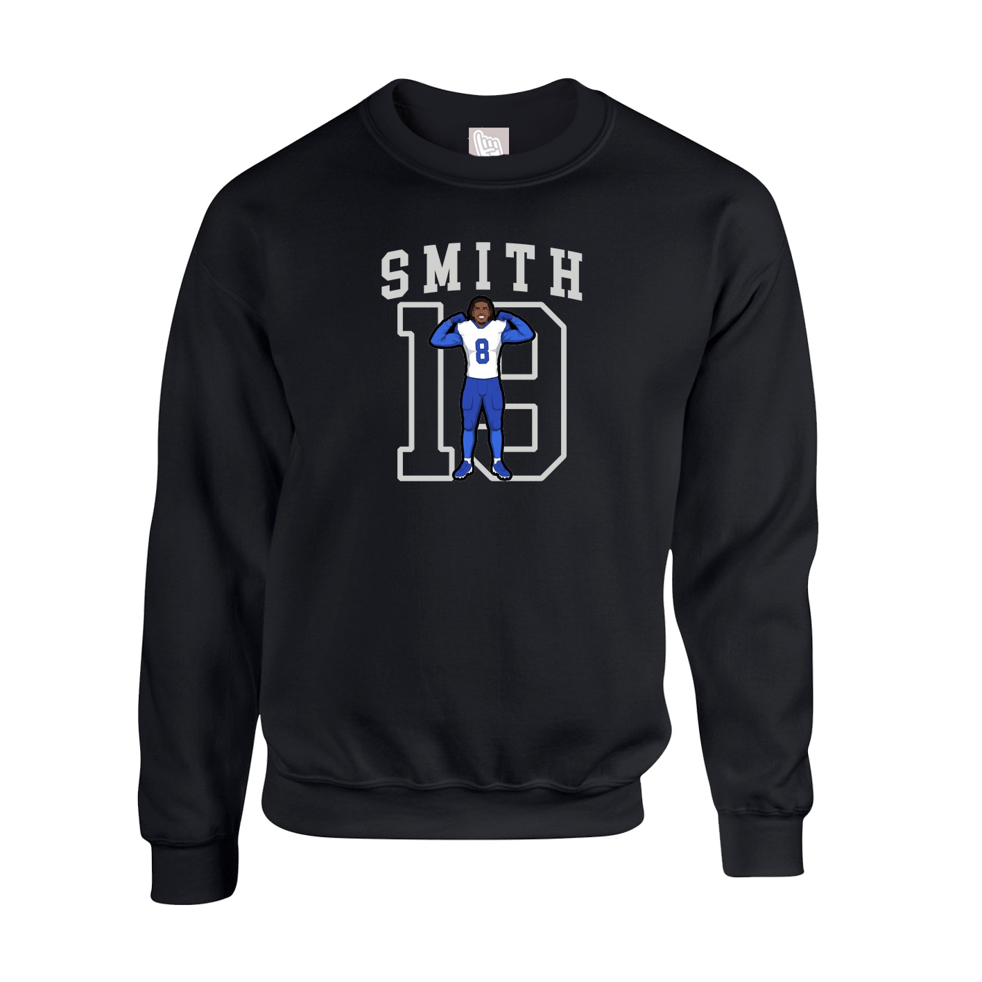 Fleece Crew — Shirsey in Black