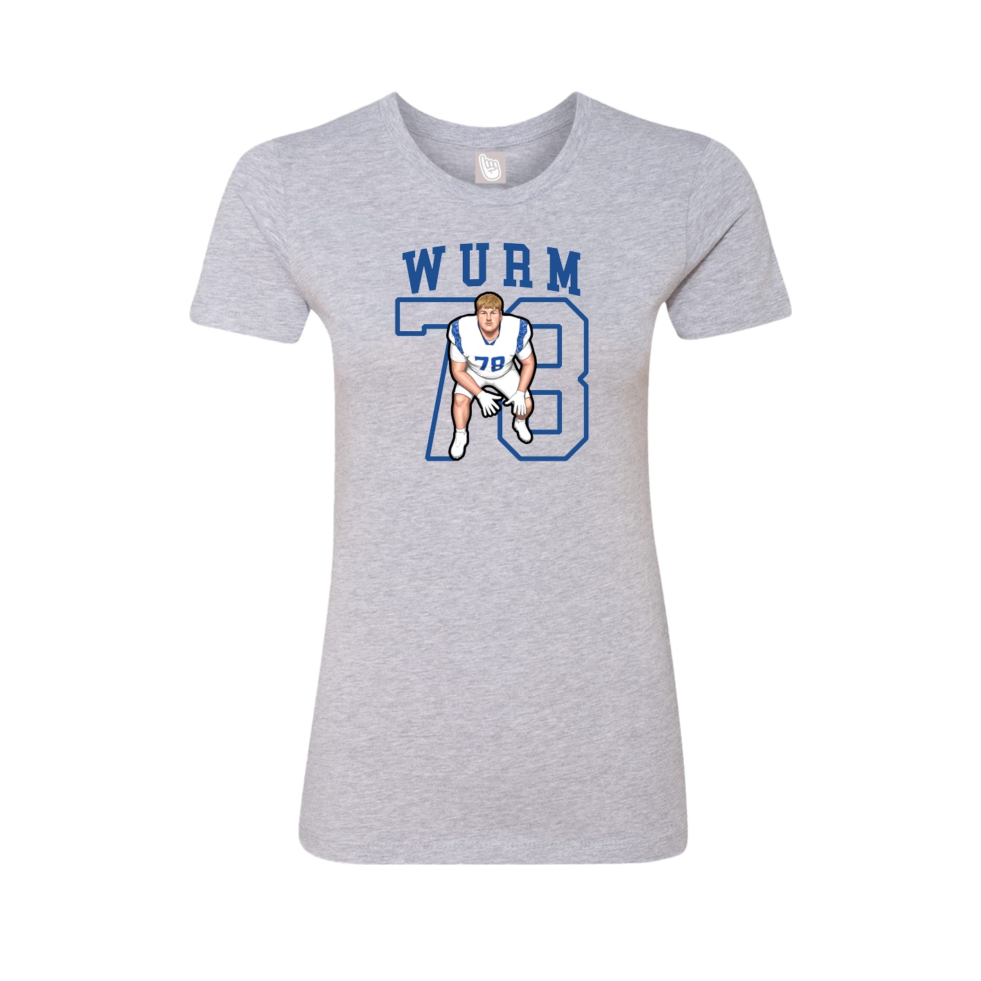 Fitted Women's Tee — Shirsey in Grey