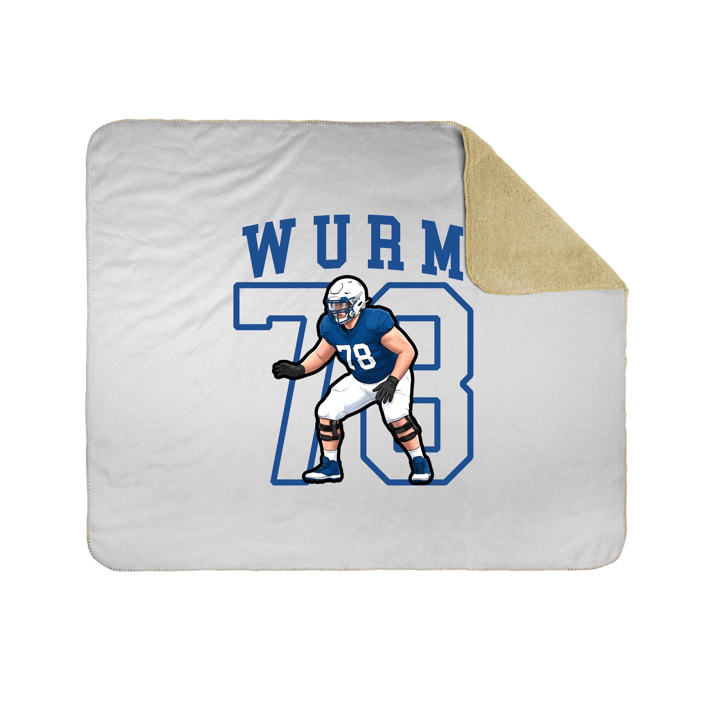 Throw Blanket — Shirsey in White