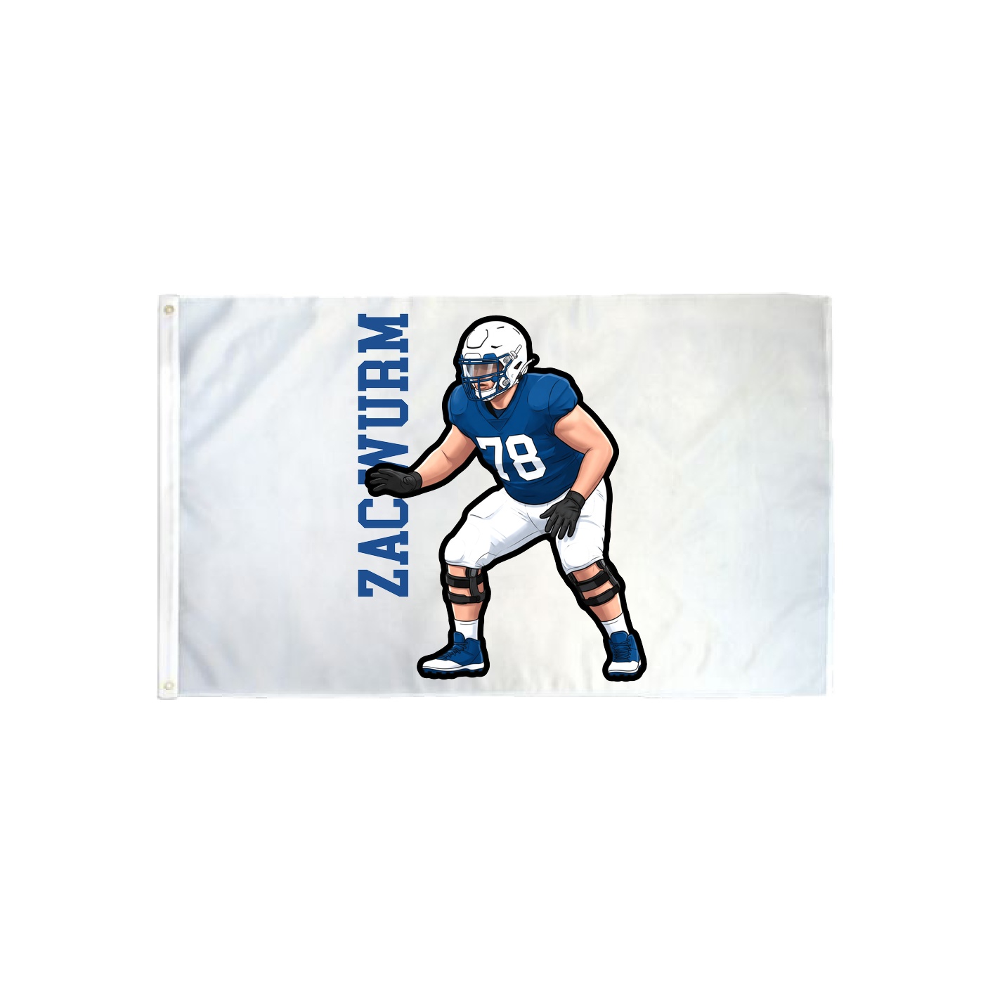 3x5 Flag — Name Vertical in Classic