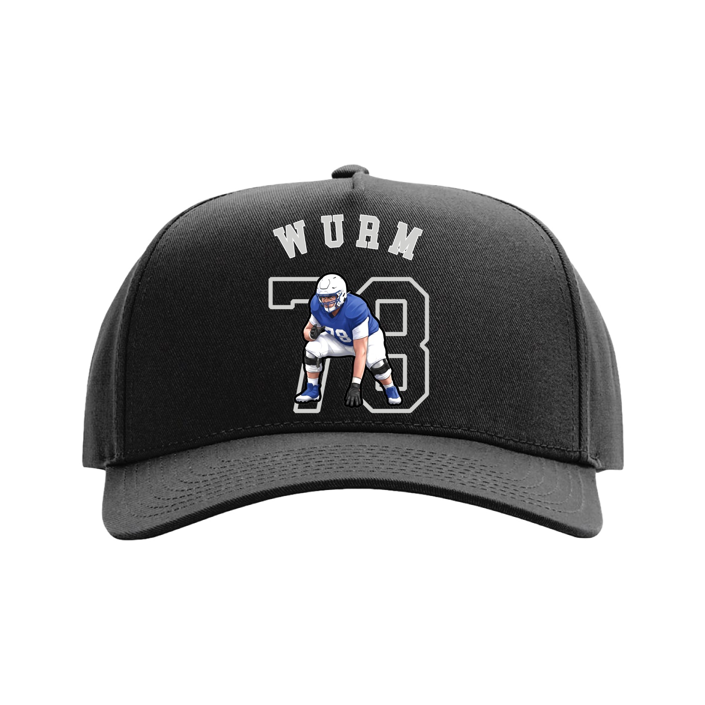 Full Fabric Five-Panel Champ Cap