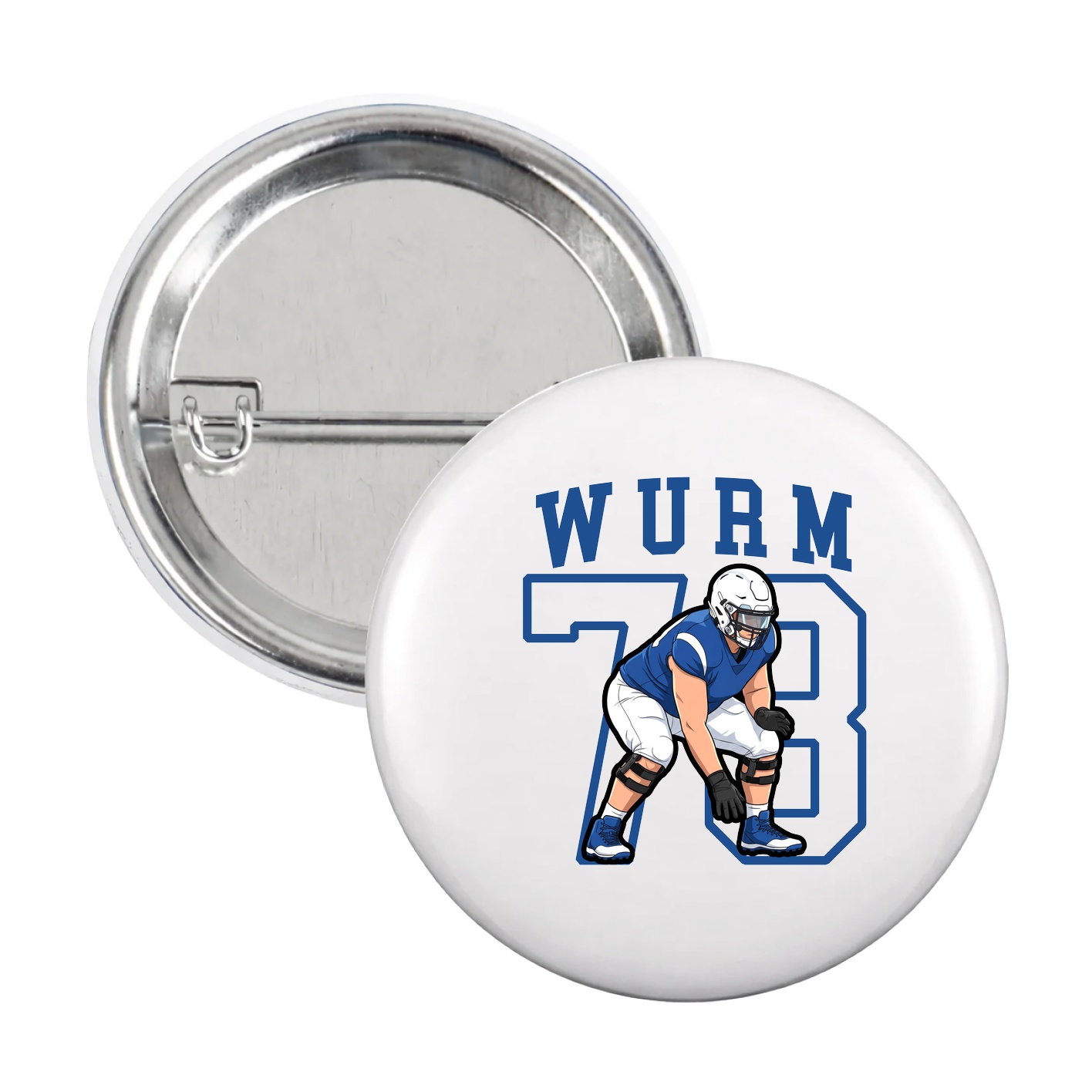 Game Day Button — Shirsey in White