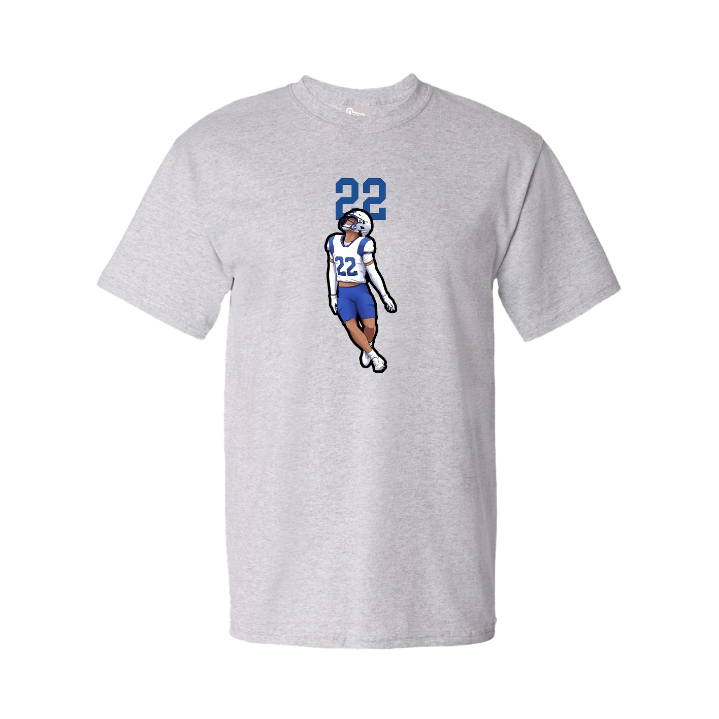 Tee — Number Top in Grey