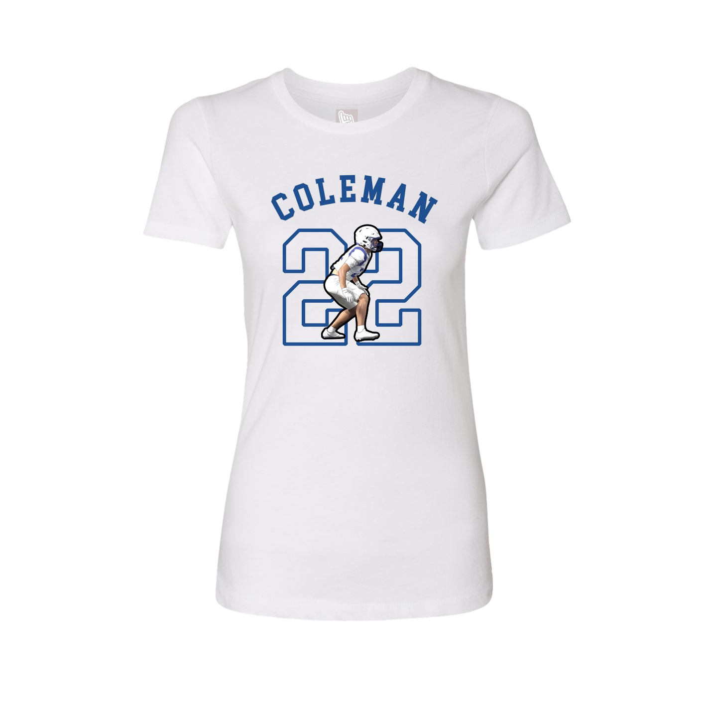 Fitted Women's Tee — Shirsey Arch in White