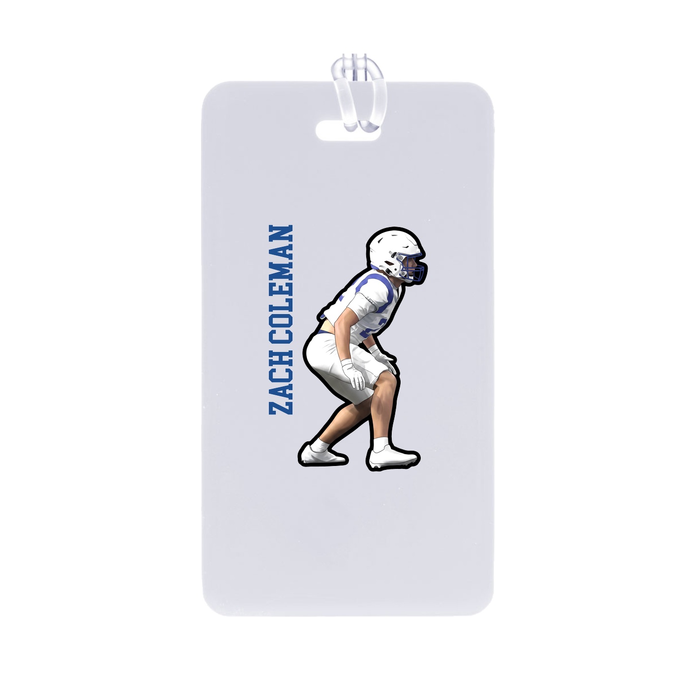 Bag Tag — Name Vertical in Classic