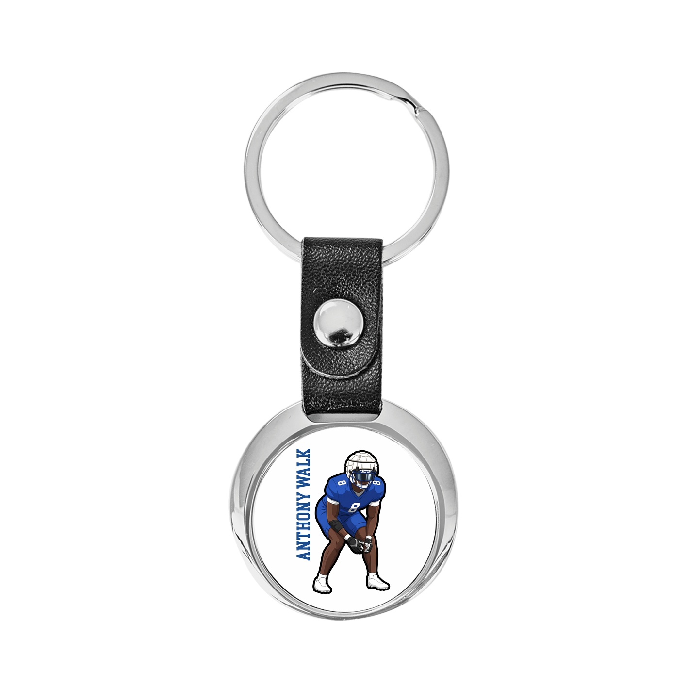 Key Chain — Name Vertical in Classic