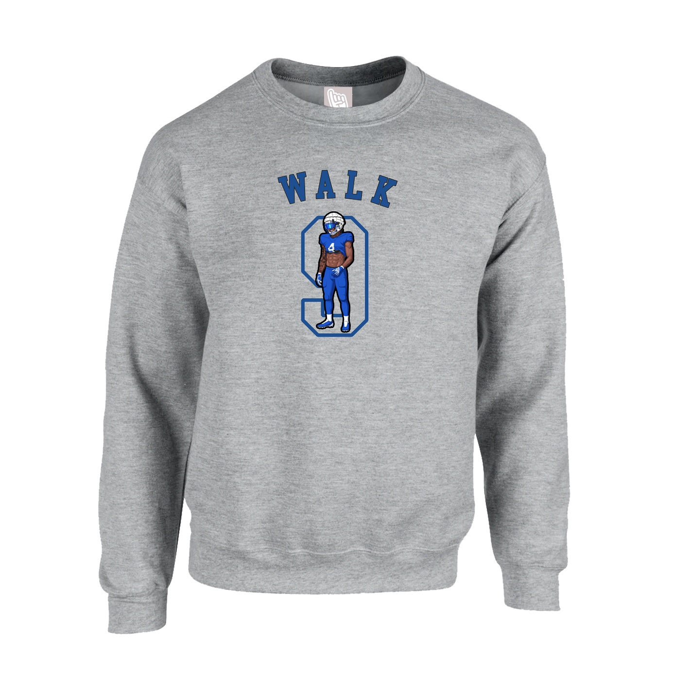 Fleece Crew — Shirsey Arch in Grey