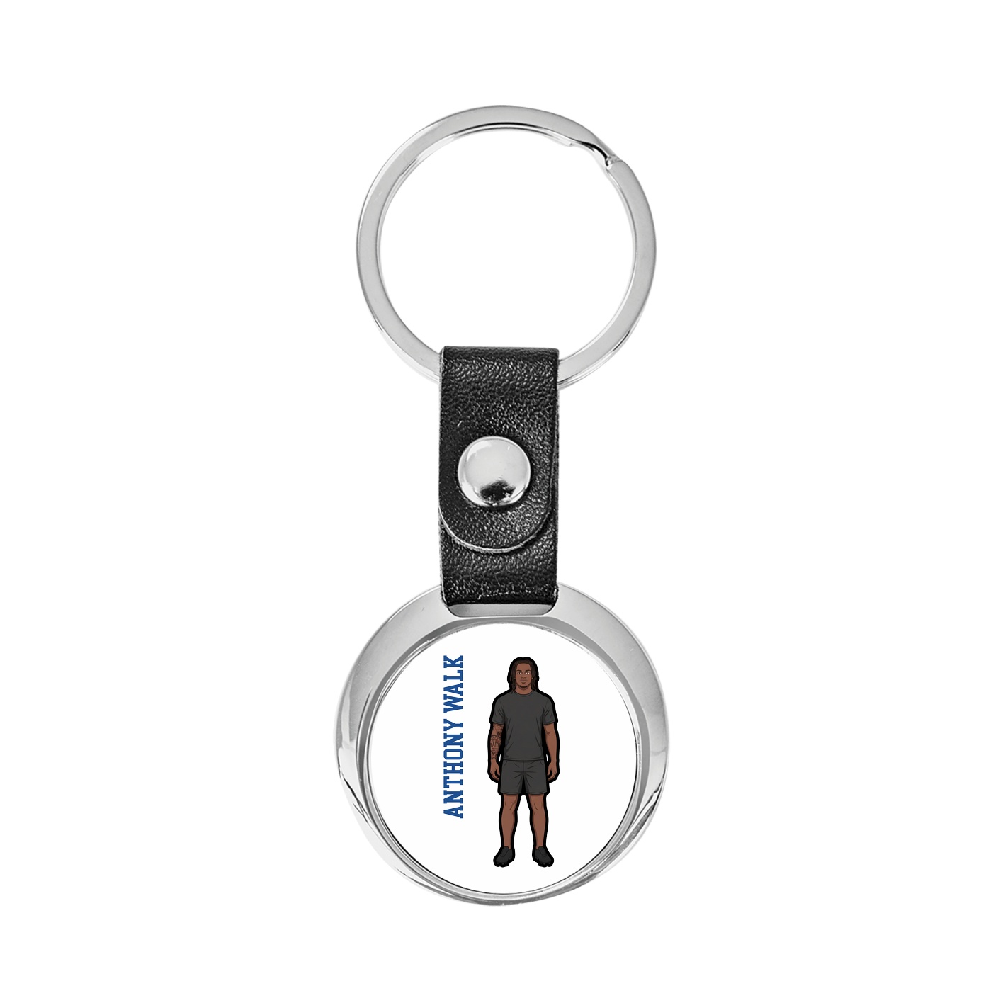 Key Chain — Name Vertical in Classic