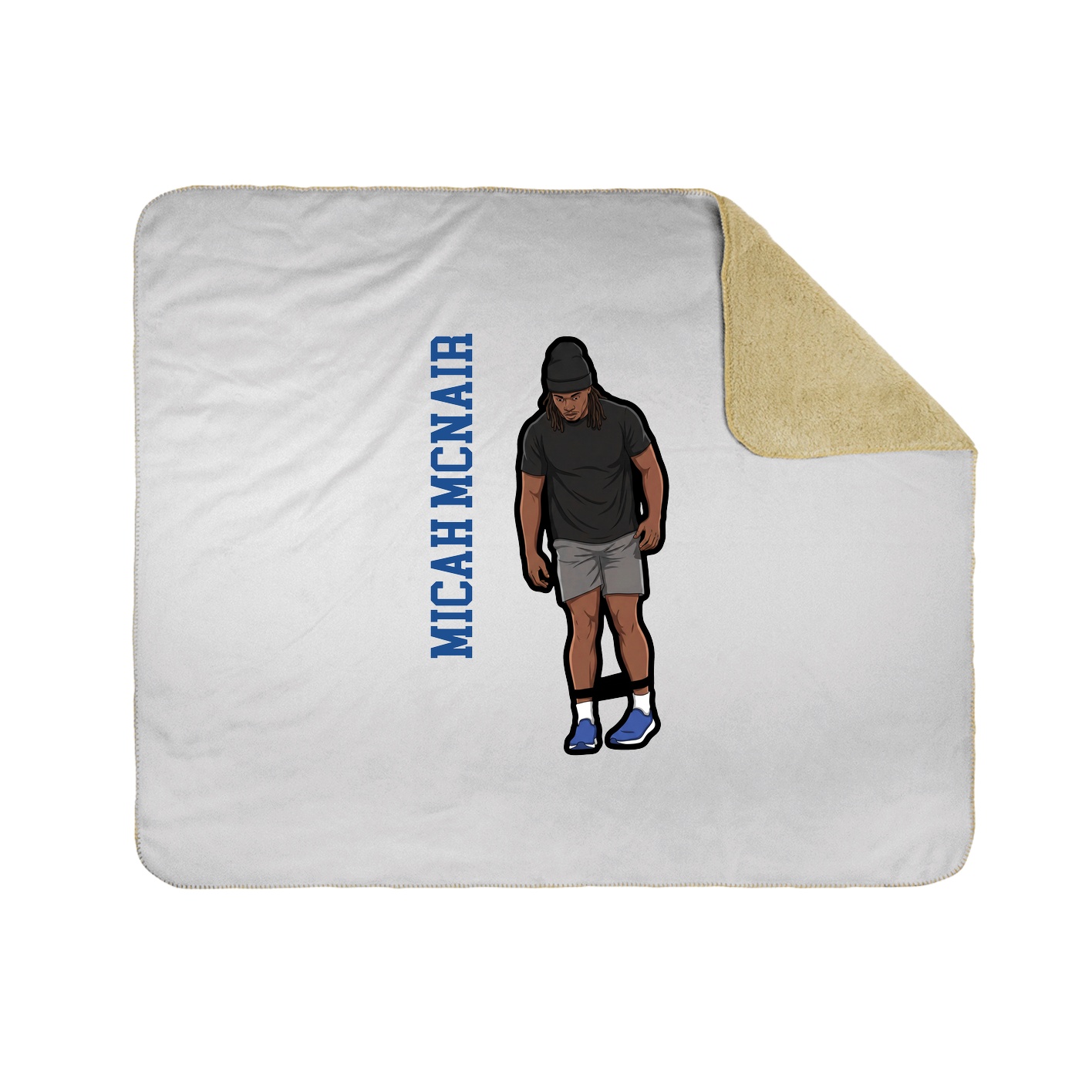 50x60 Sherpa Lined Throw Blanket