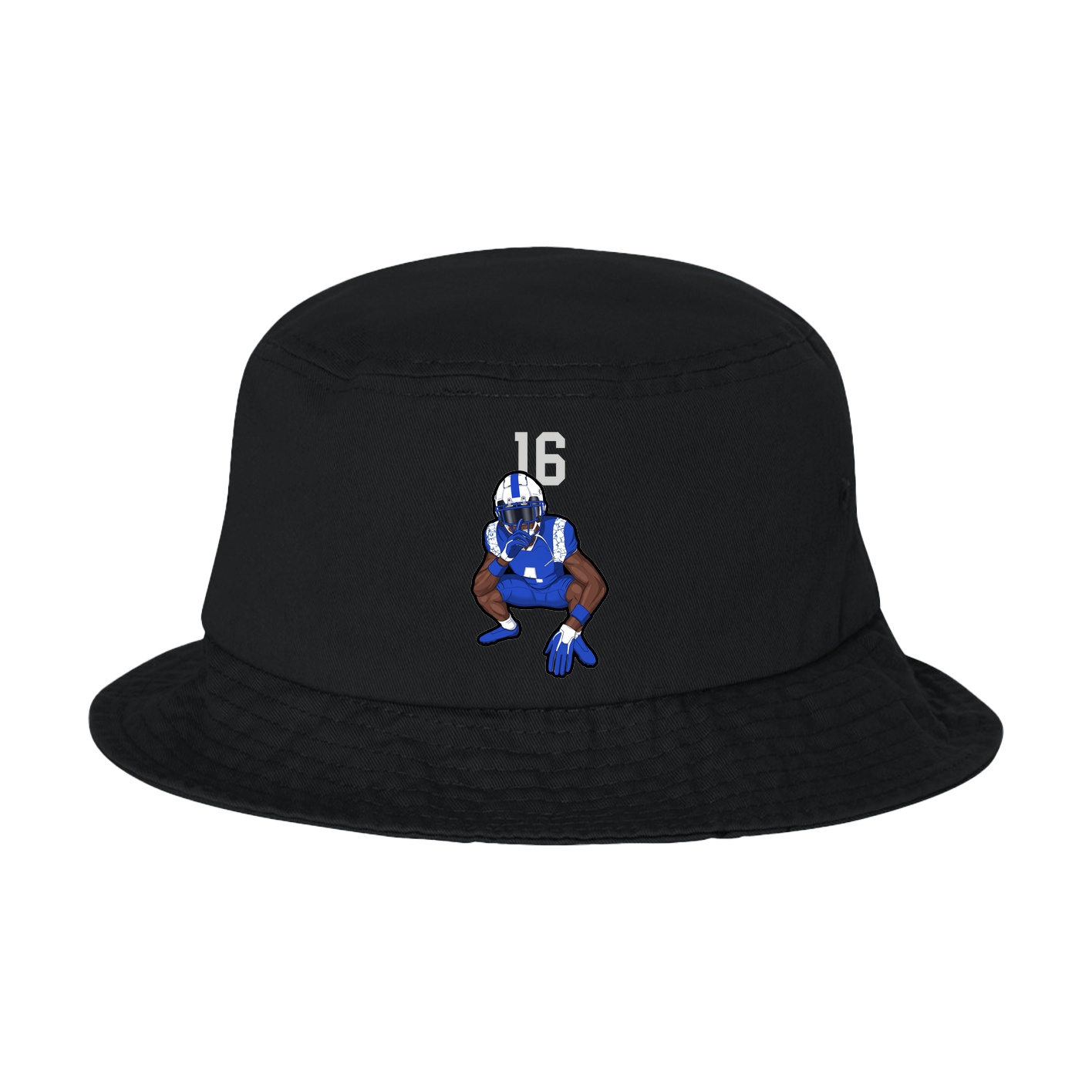 Bucket Cap — Number Top in Black