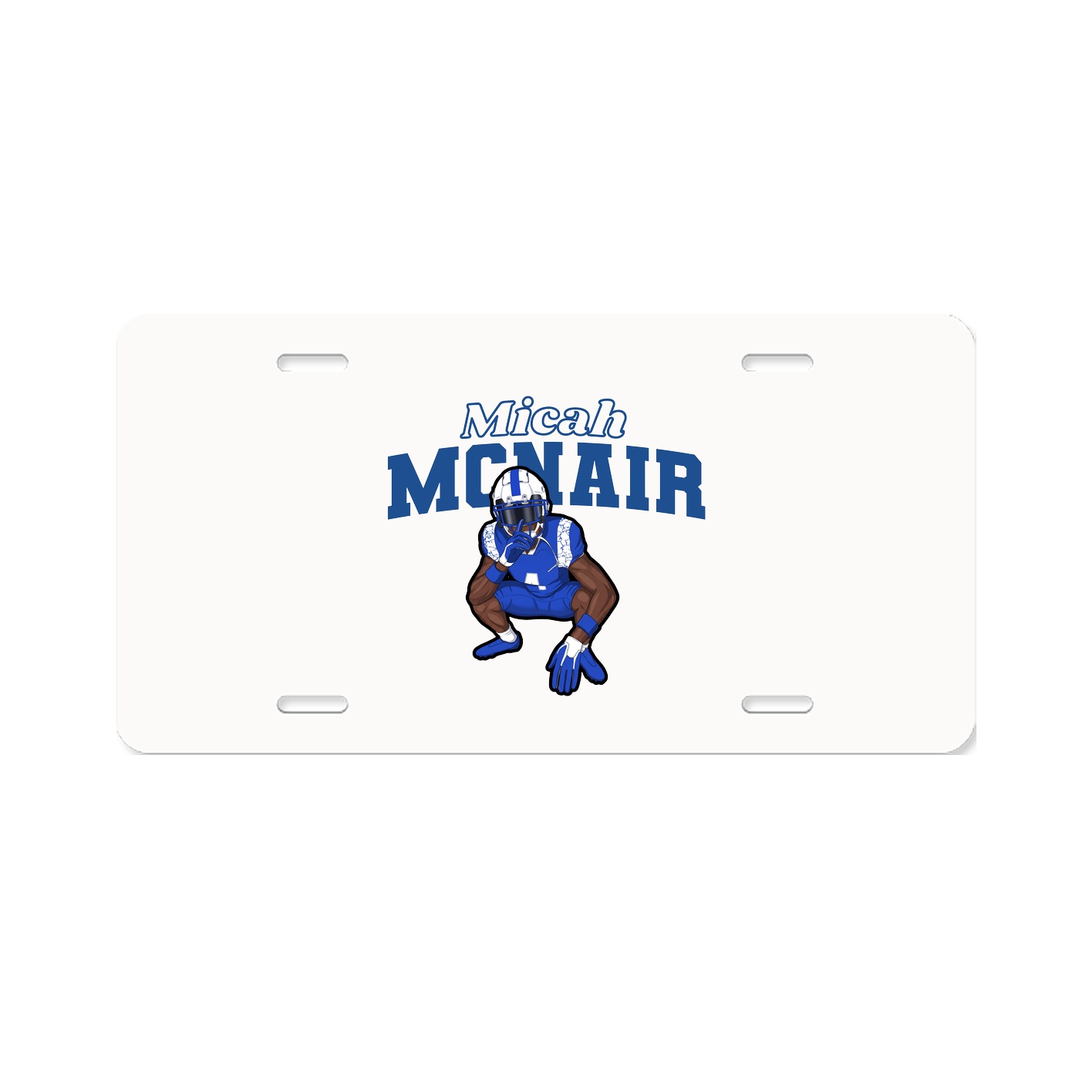 License Plate — Name Arch in Classic