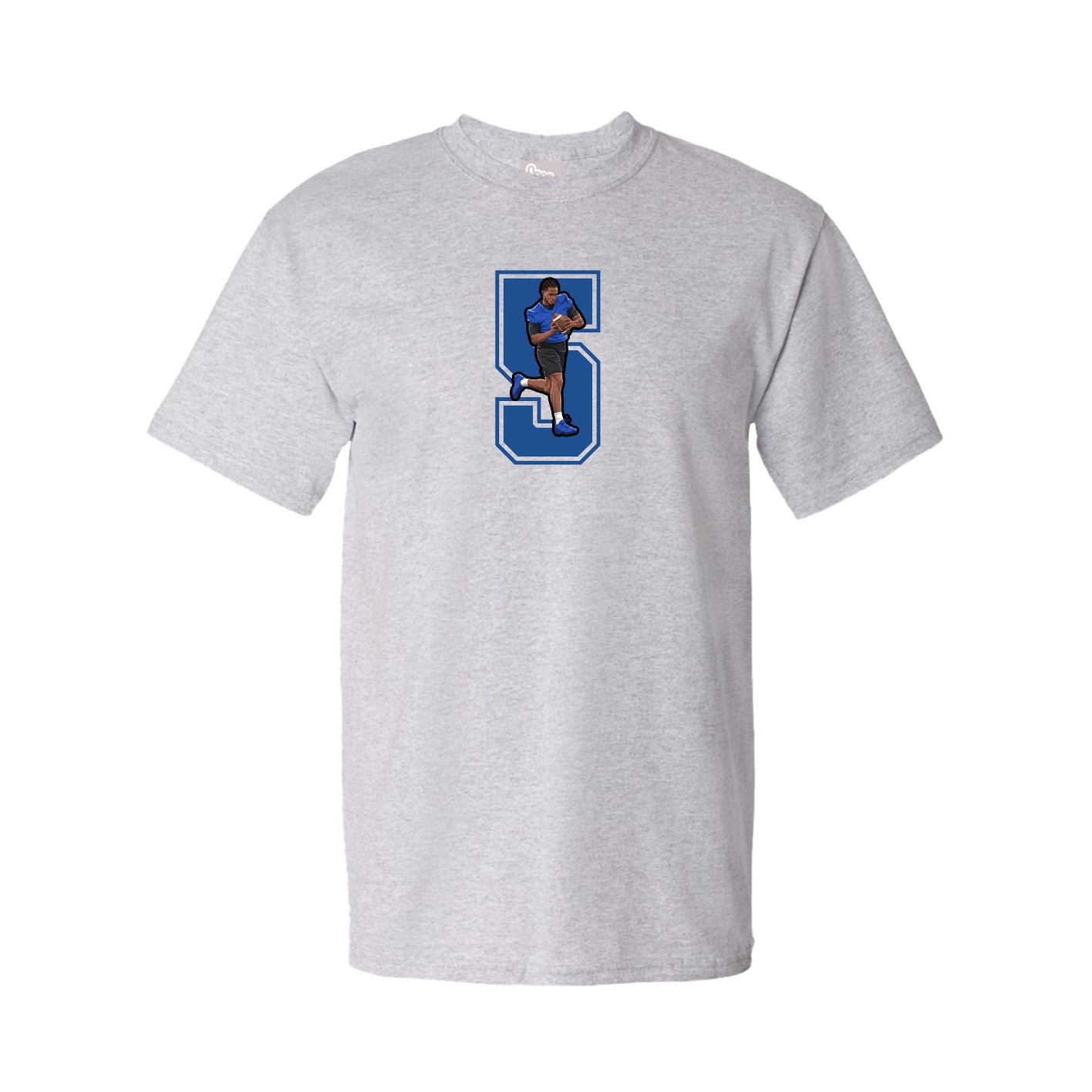 Youth Tee — Number in Grey