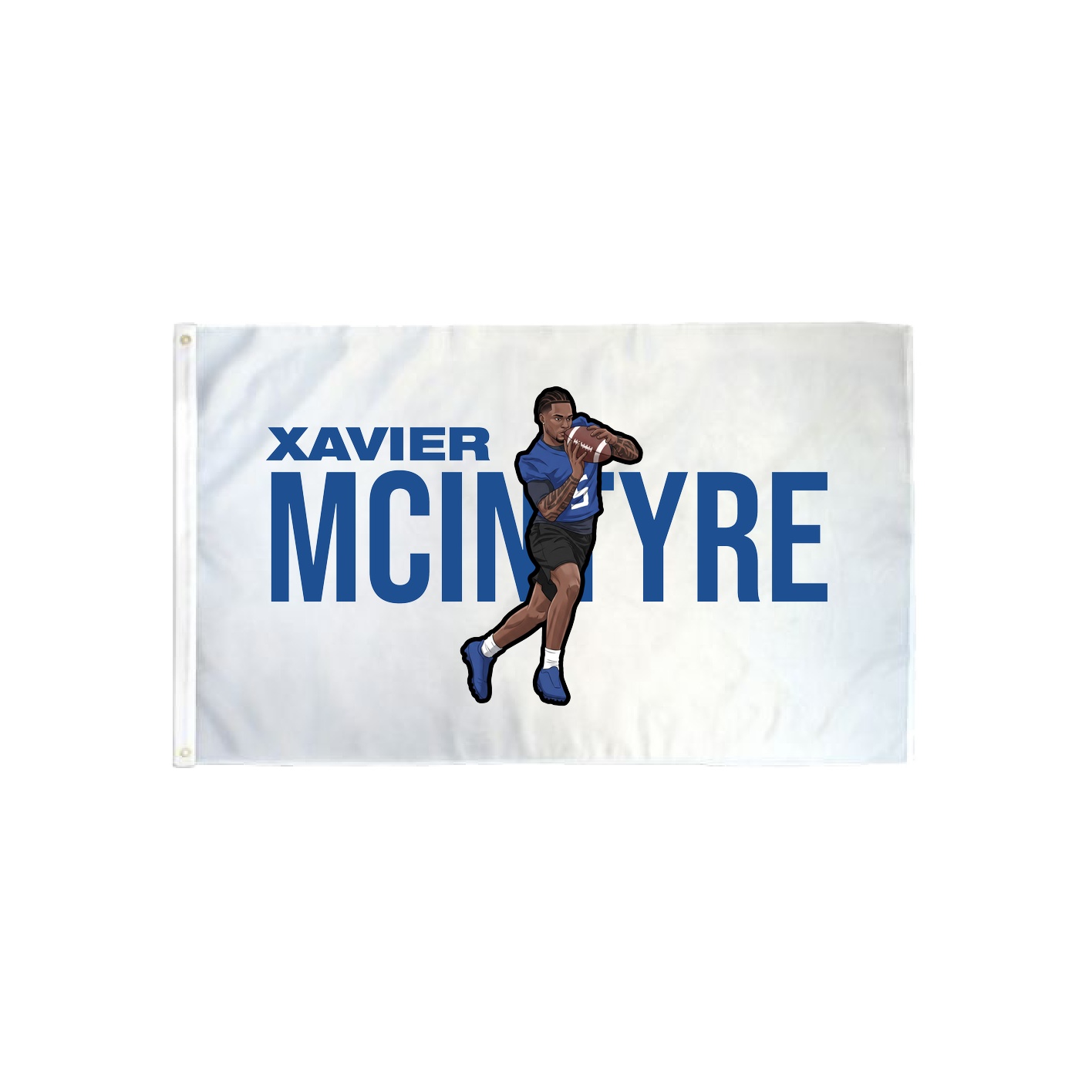3x5 Flag — Player Name in Classic
