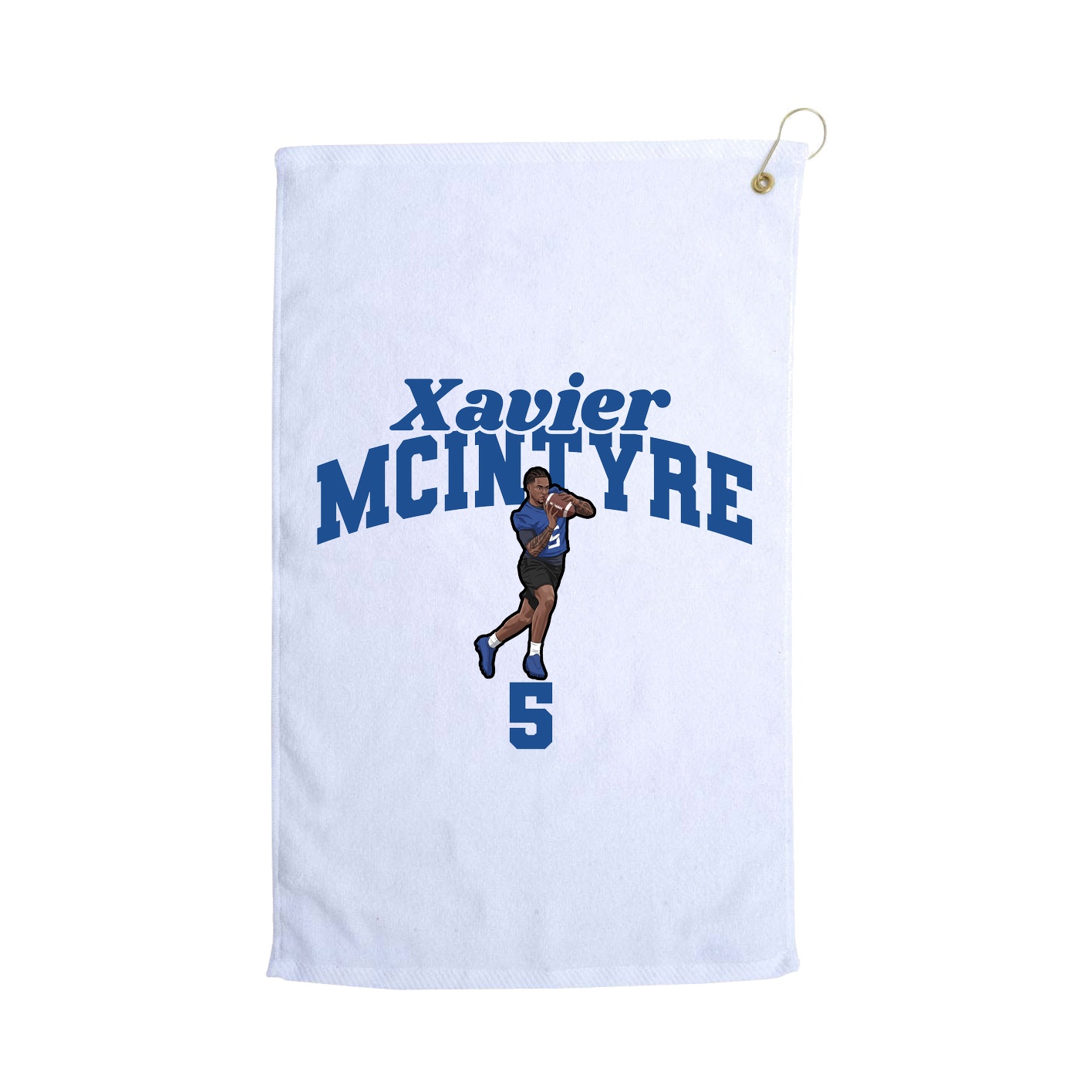 Golf Towel — Signature Arch in White