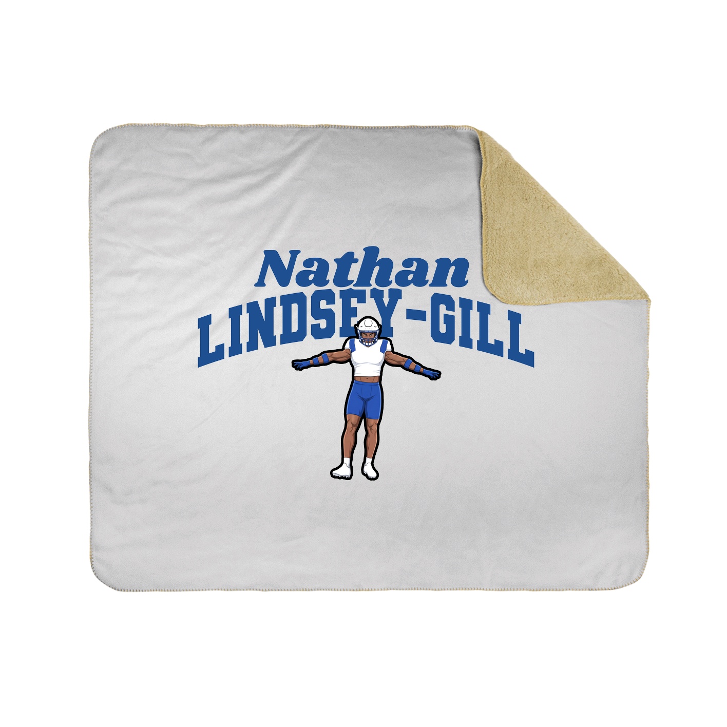 Throw Blanket — Signature Arch in White