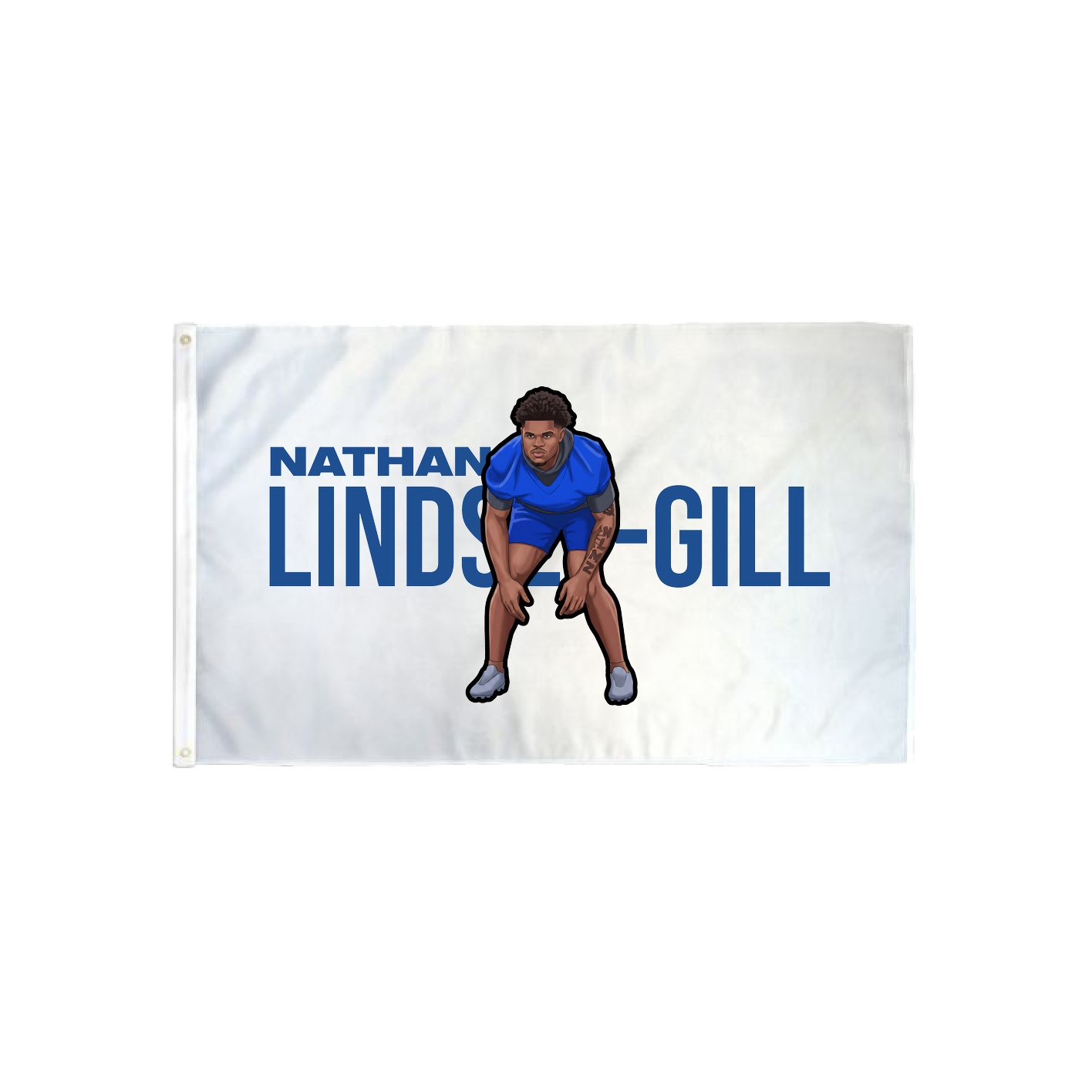 3x5 Flag — Player Name in Classic