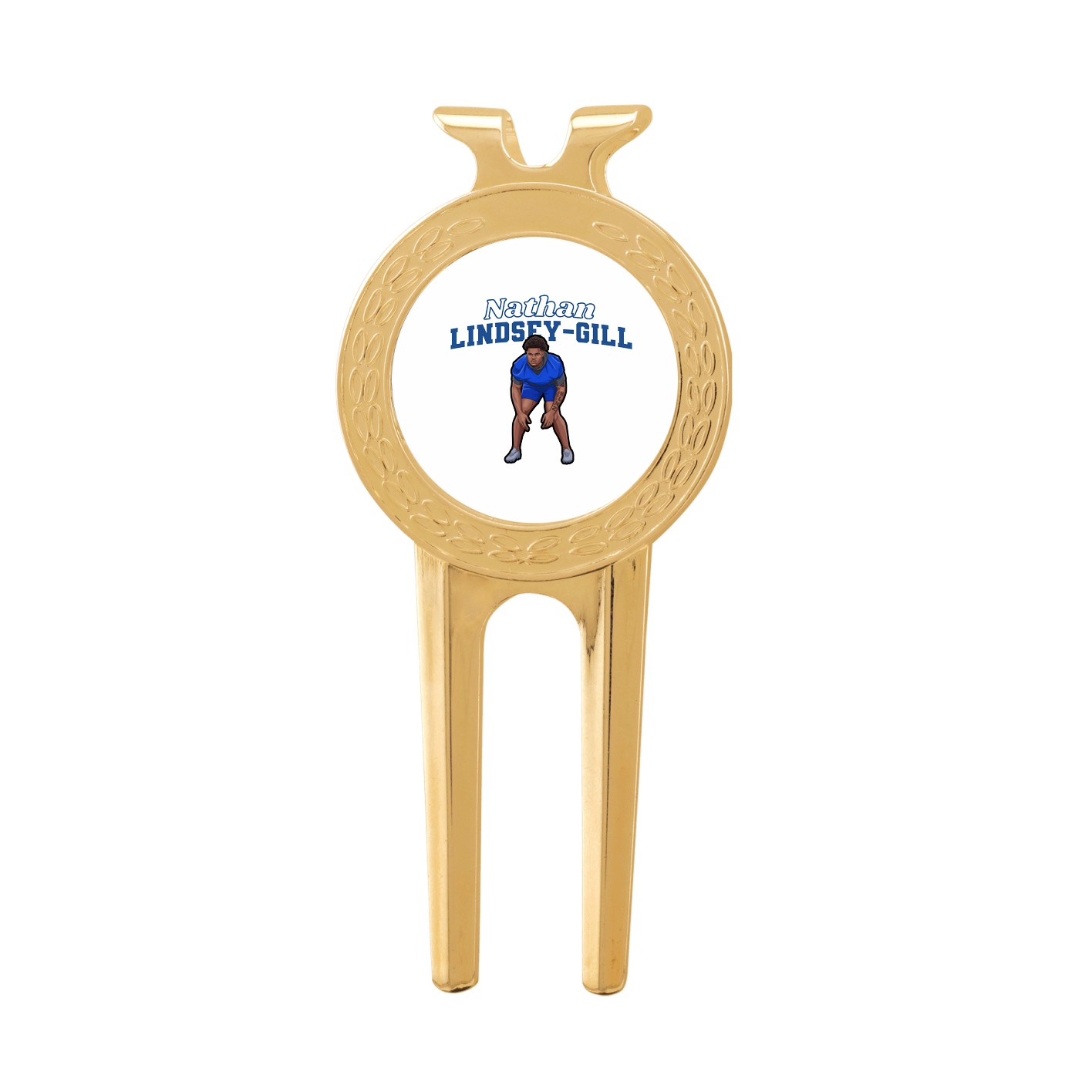Divot Tool with Ball Marker — Name Arch in Classic