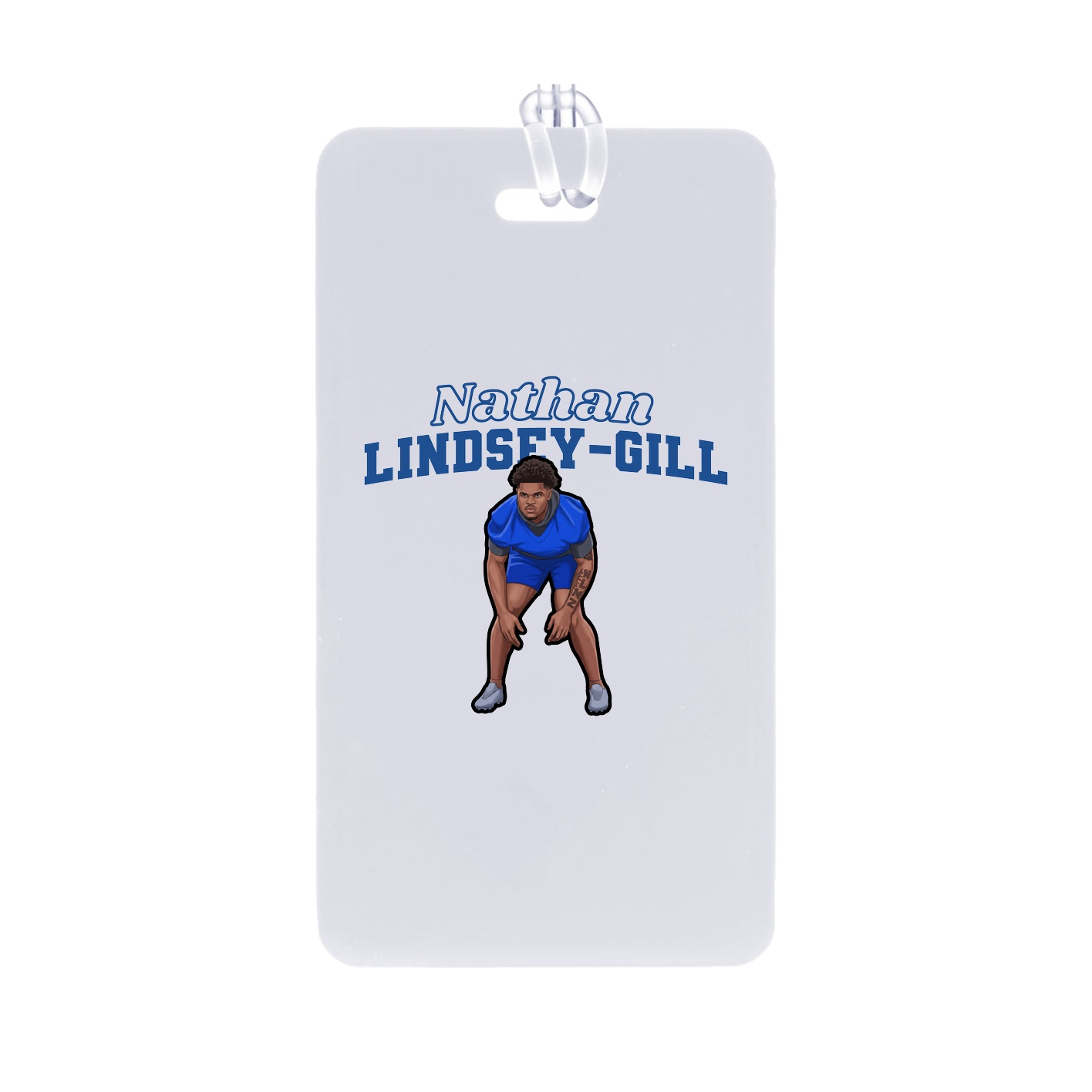 Bag Tag — Name Arch in Classic