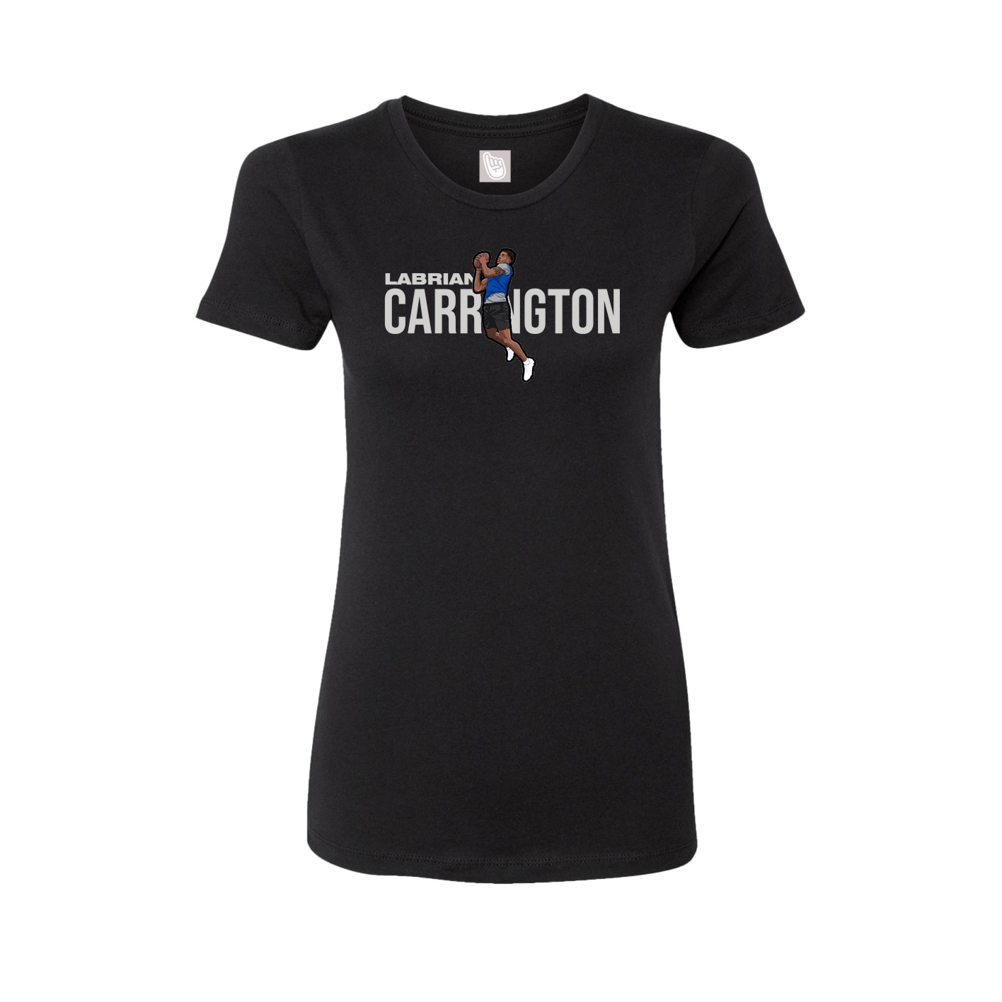 Womens Tee — Player Name in Black