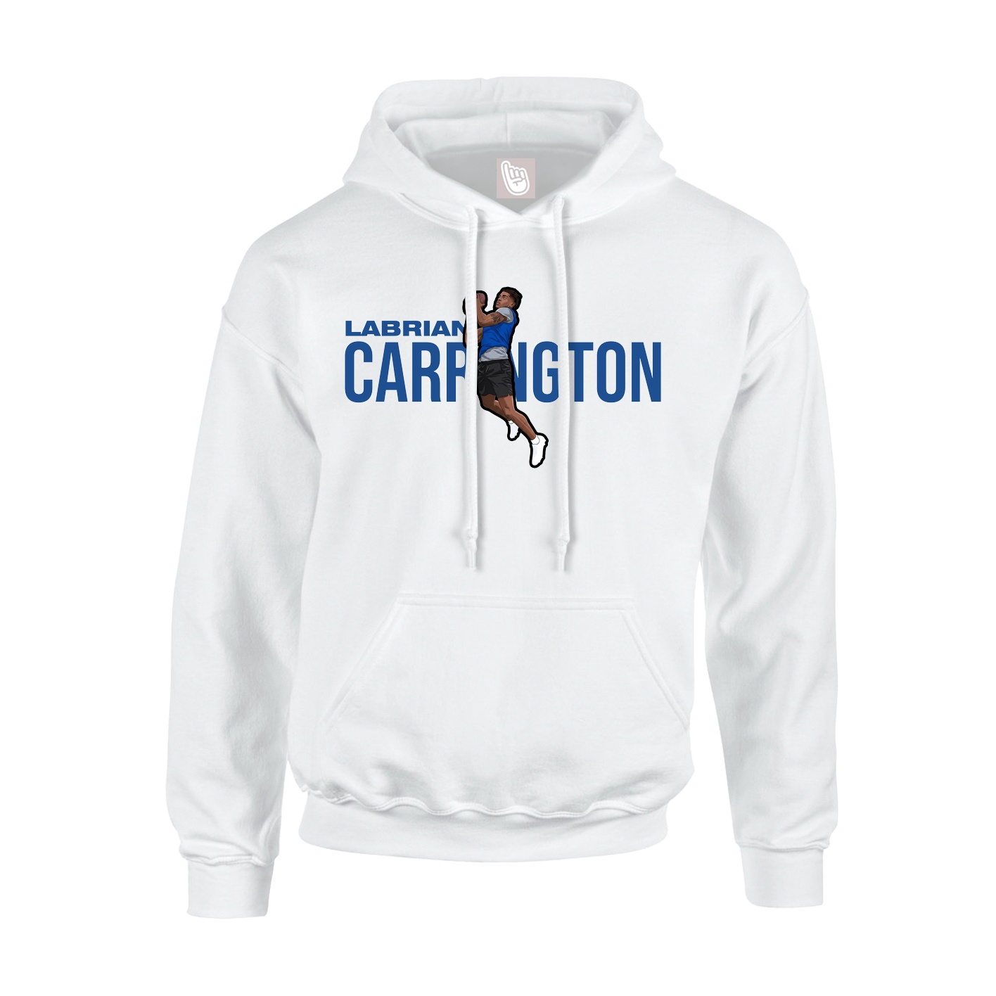 Hoodie — Player Name in White