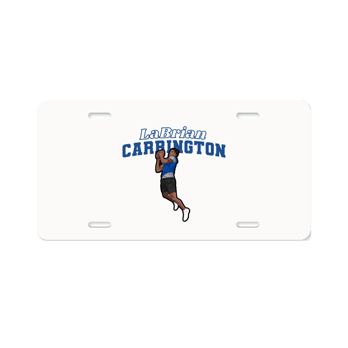 License Plate — Name Arch in Classic