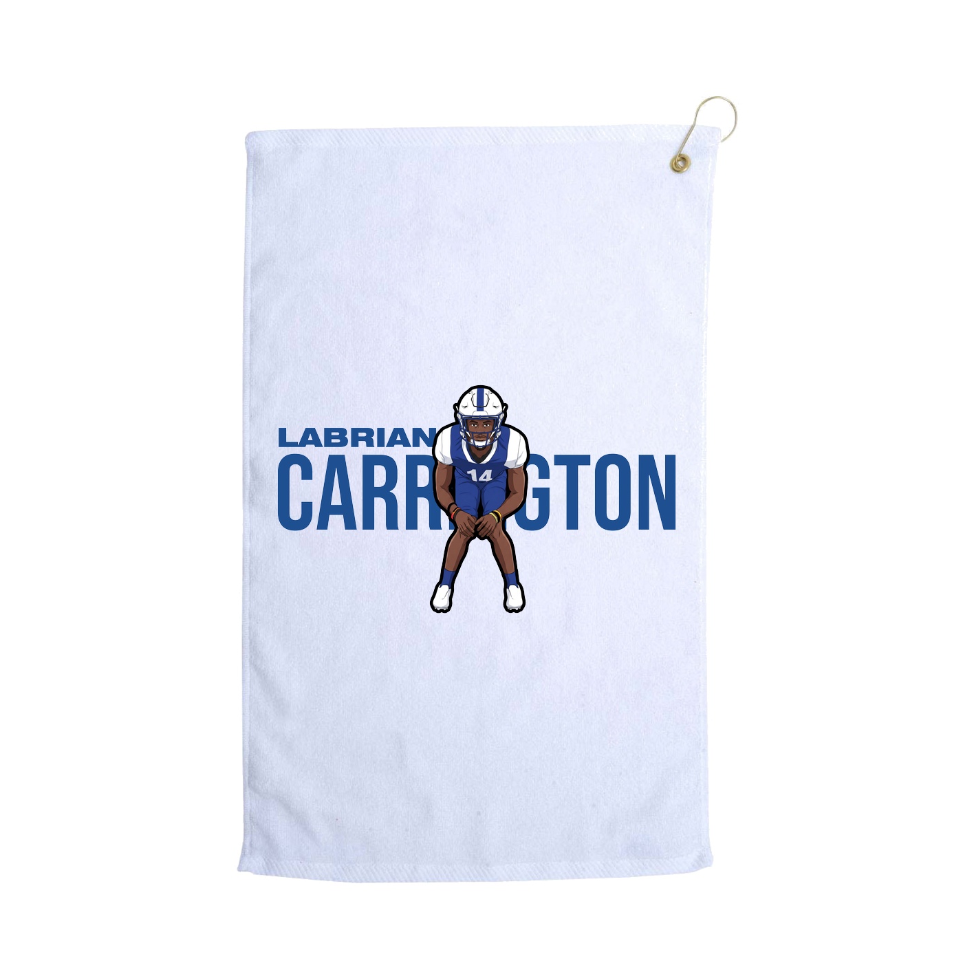 Golf Towel — Player Name in White