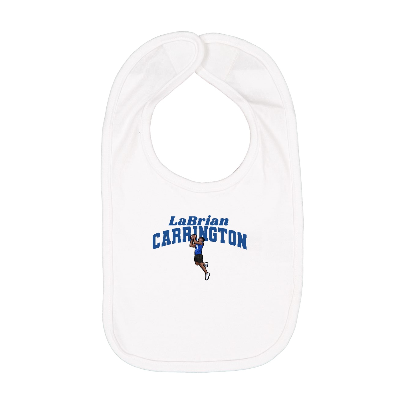 Infant Bib — Signature Arch in White