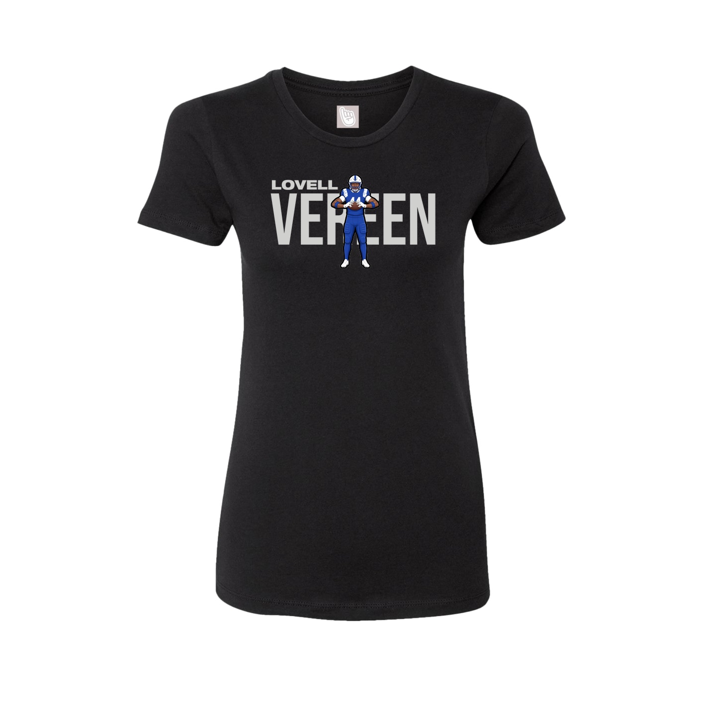 Womens Tee — Player Name in Black