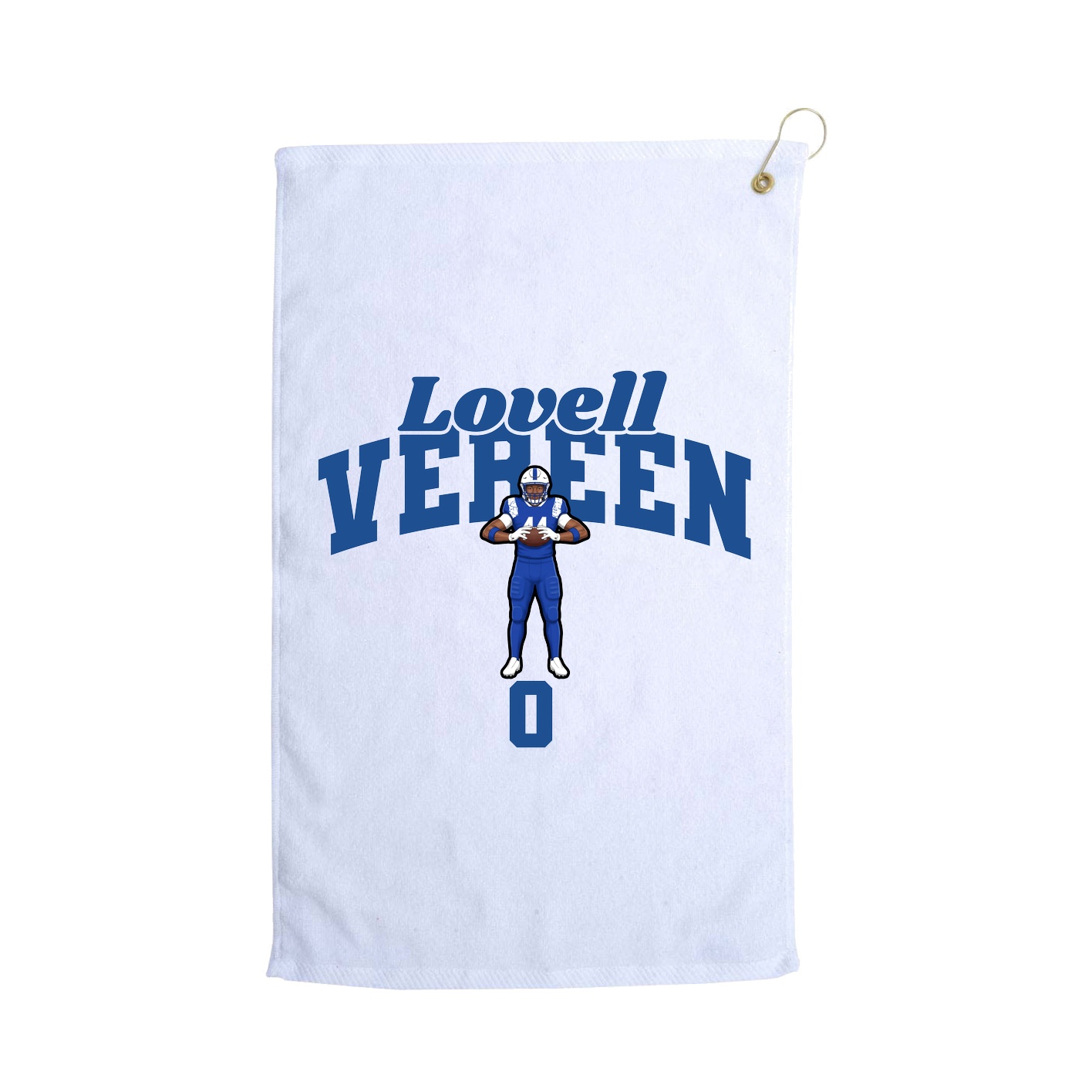 Golf Towel — Signature Arch in White